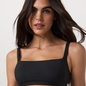 Inversion Rib Bra | Black