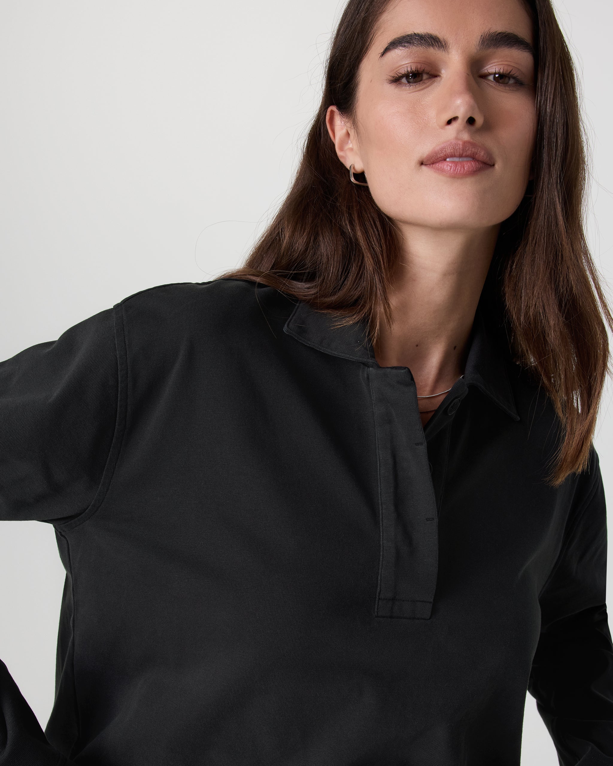 Mackenzie Rugby Polo | Washed Black - Image 4
