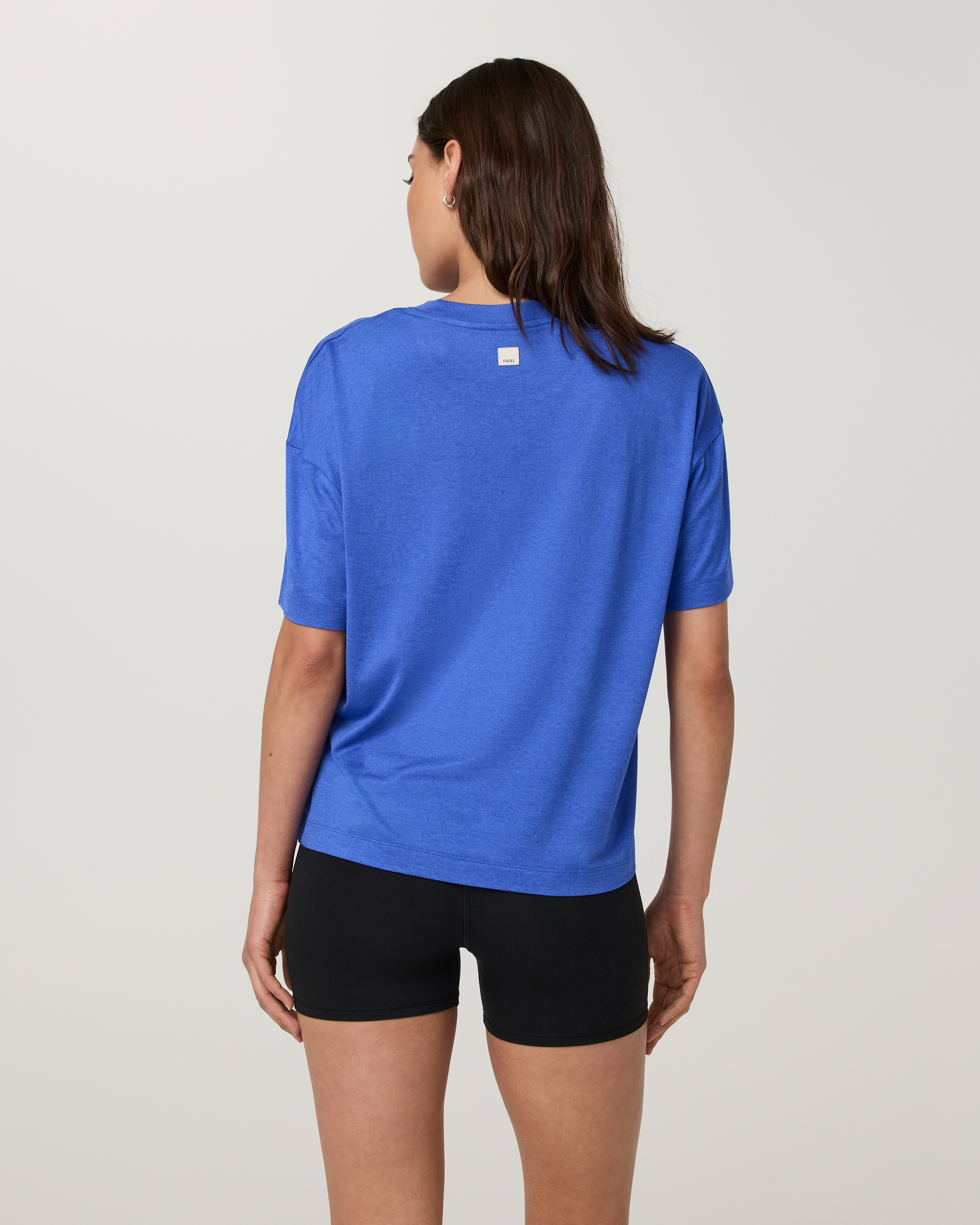 Energy Tee Long | Electric Blue Heather - Image 3