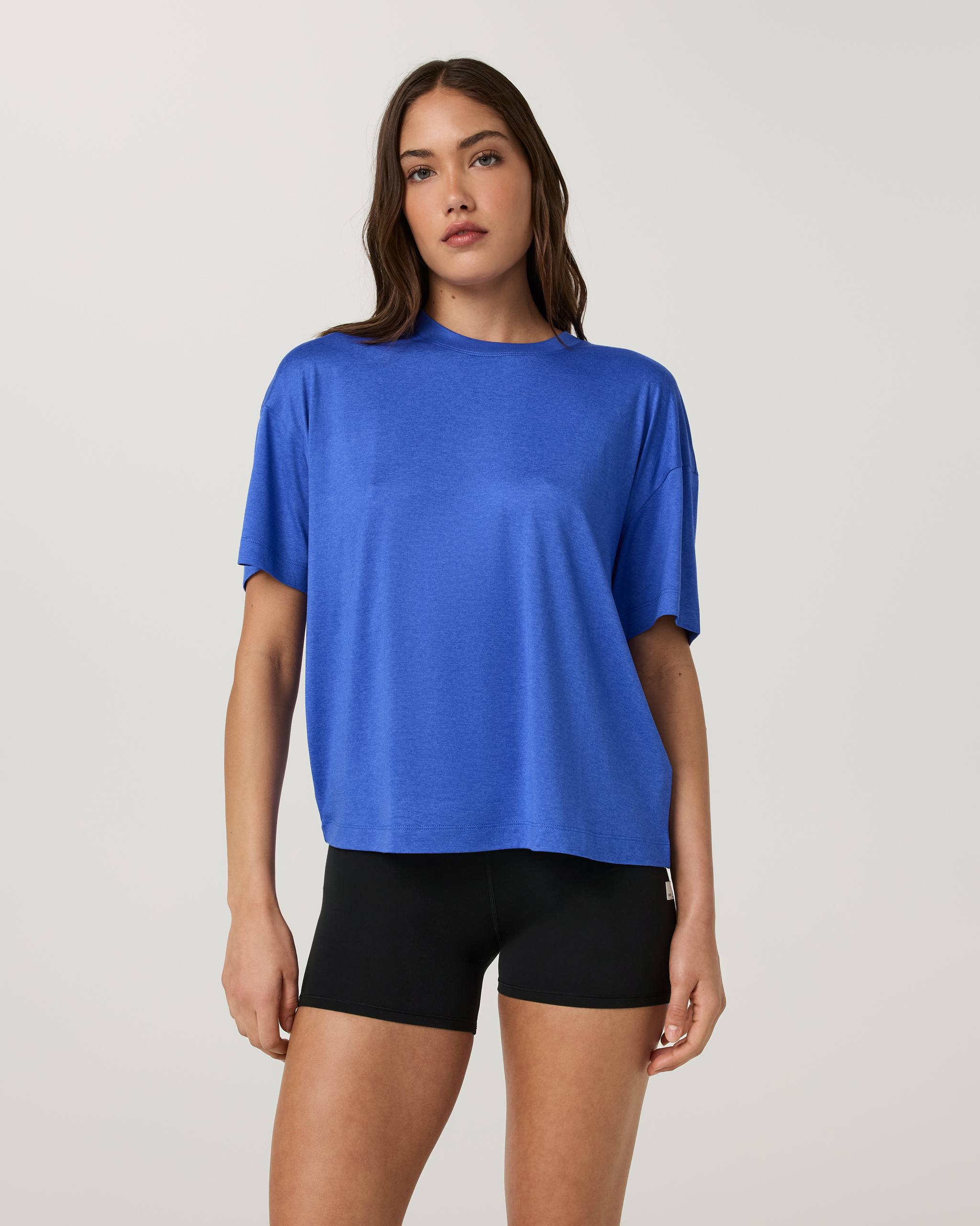 Energy Tee Long | Electric Blue Heather - Image 4