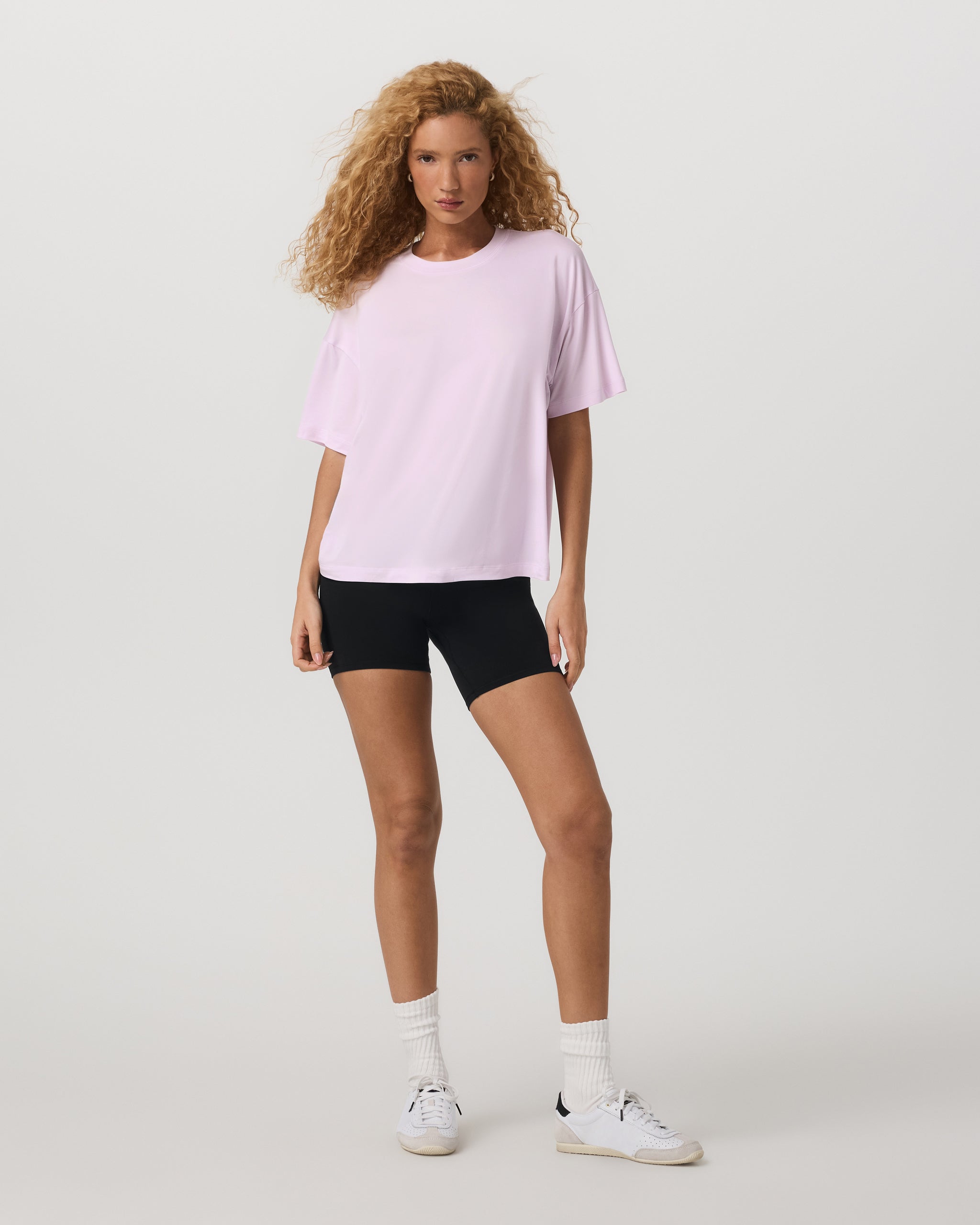 Energy Tee Long | Lilac Breeze Heather - Image 2