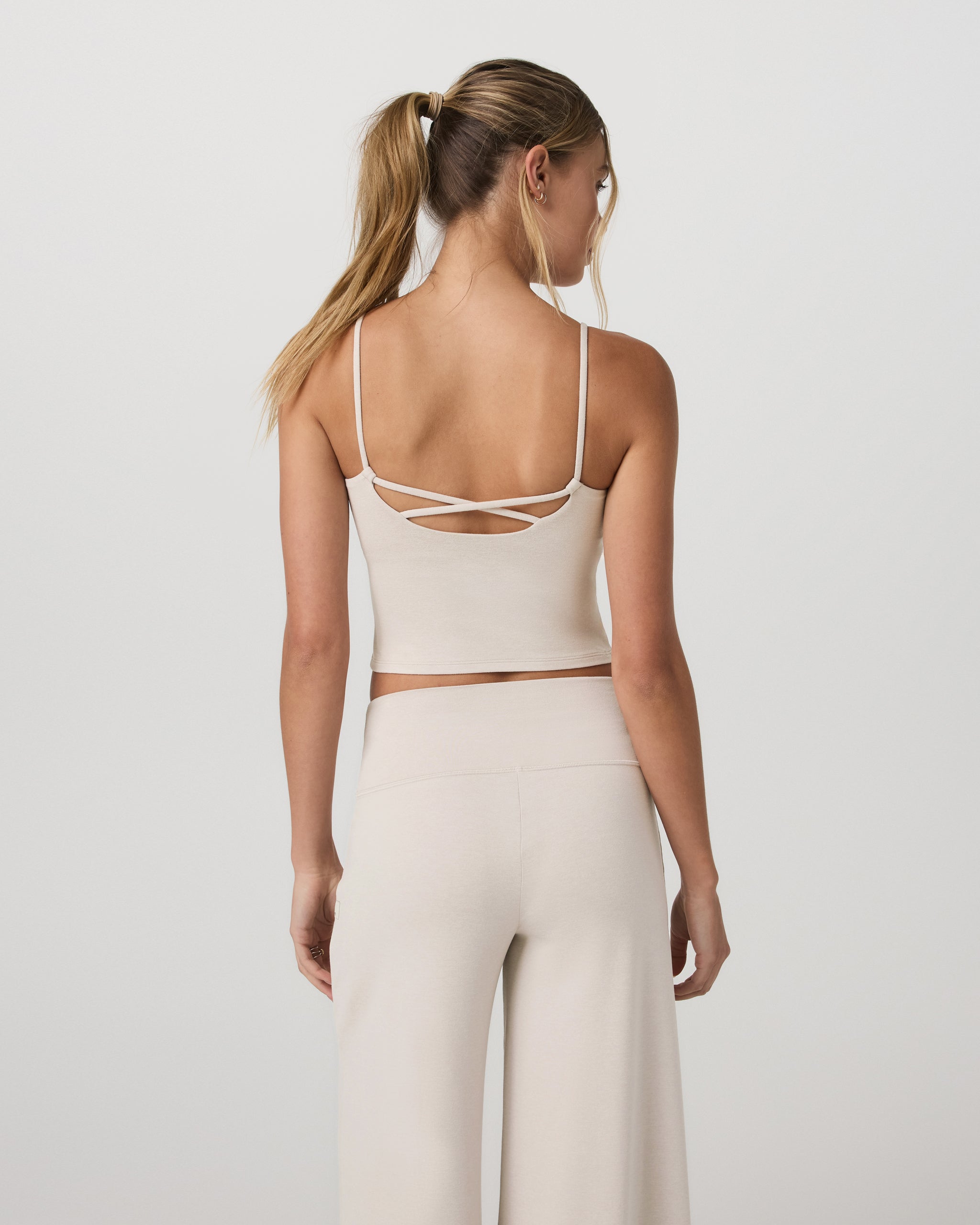 Halo Cami | Ecru Heather - Image 5