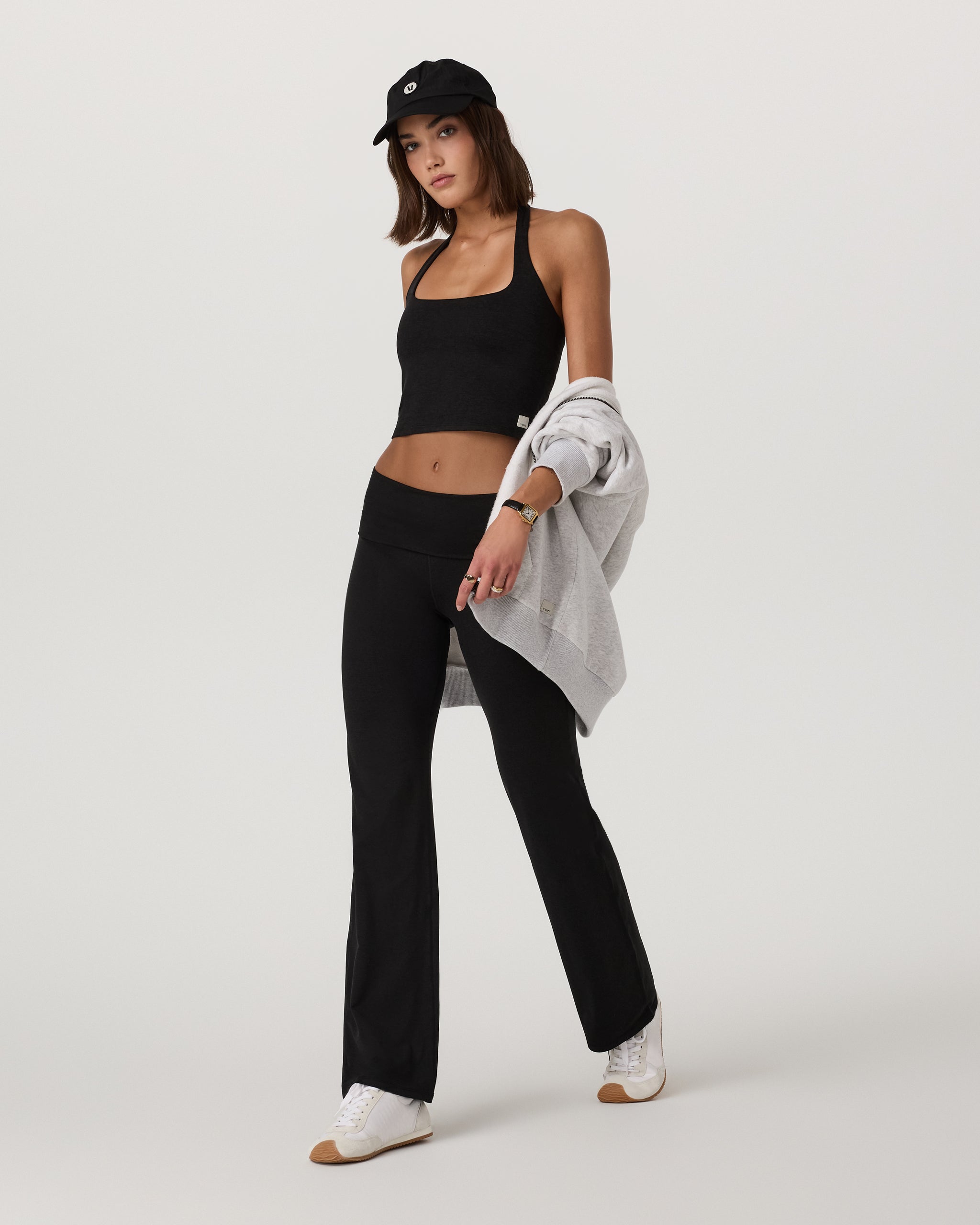 Halo Halter Top | Black Heather - Image 2