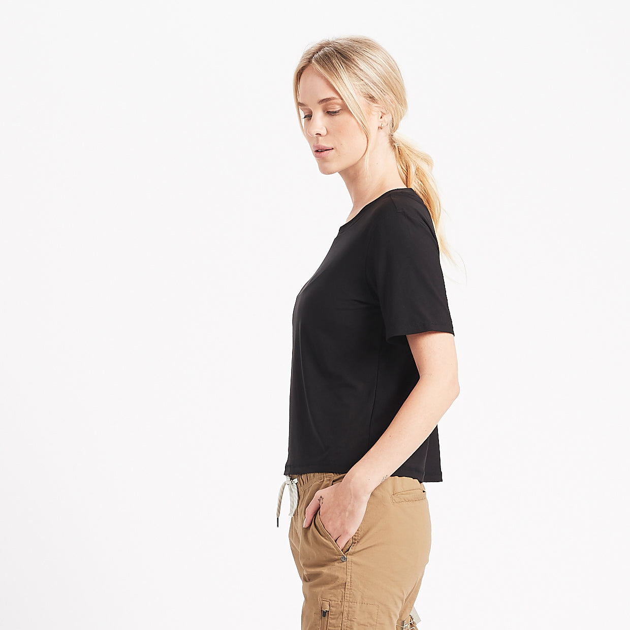 Boyfriend Tee | Black - Image 2