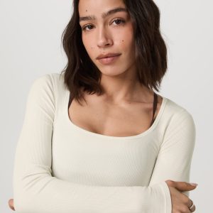 Long Sleeve Cove Ultra Scoop | Marshmallow