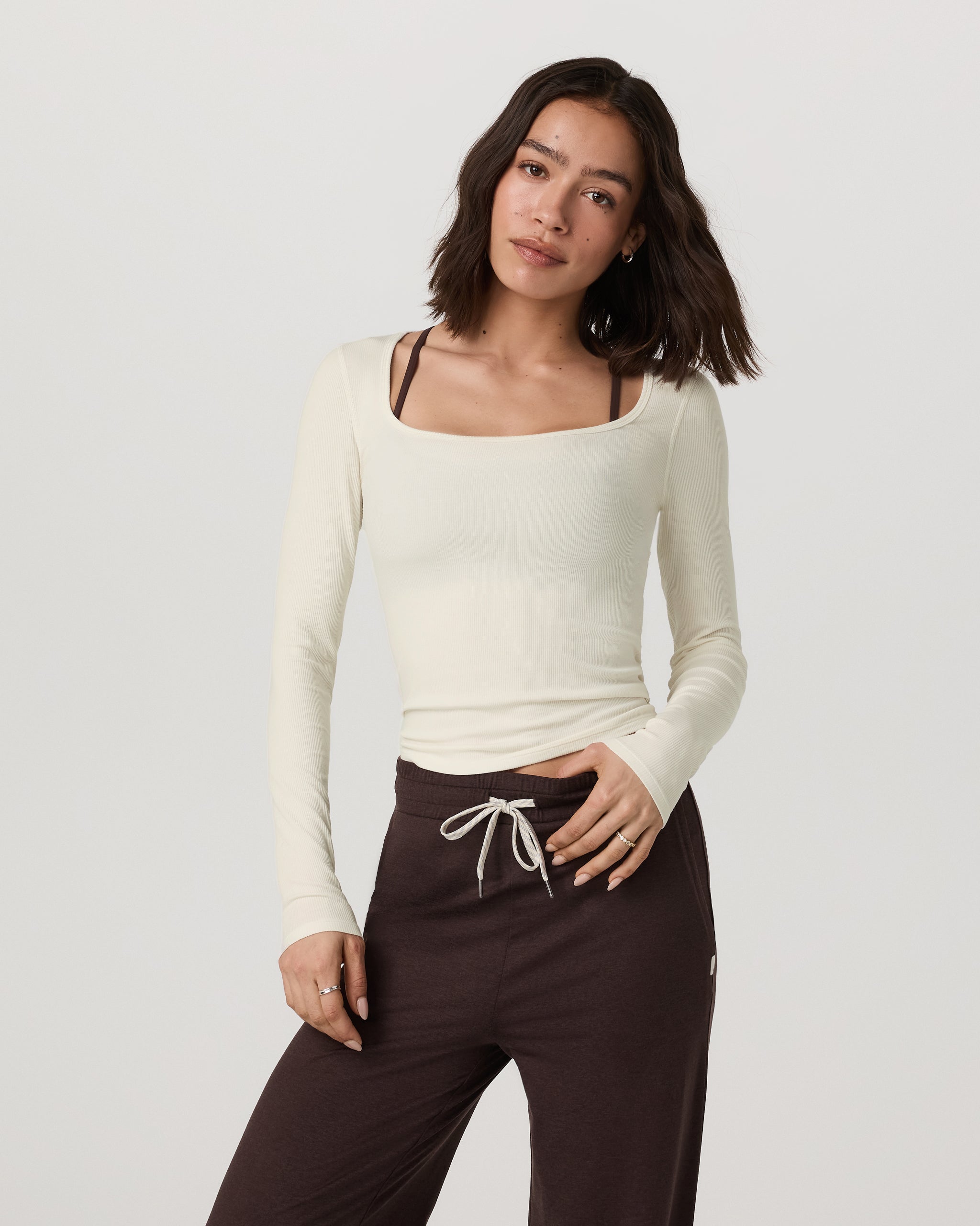 Long Sleeve Cove Ultra Scoop | Marshmallow - Image 2