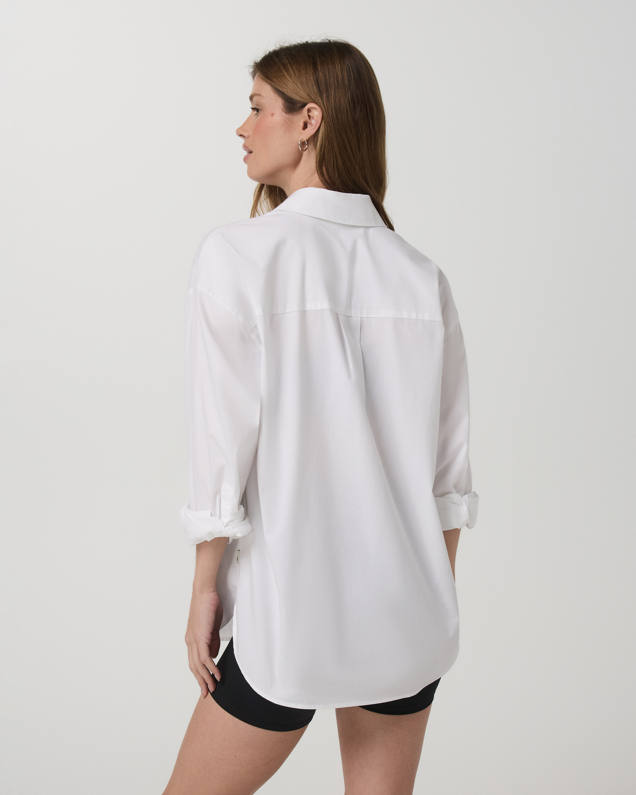 Long Sleeve Kensington Relaxed Button Down | White - Image 3
