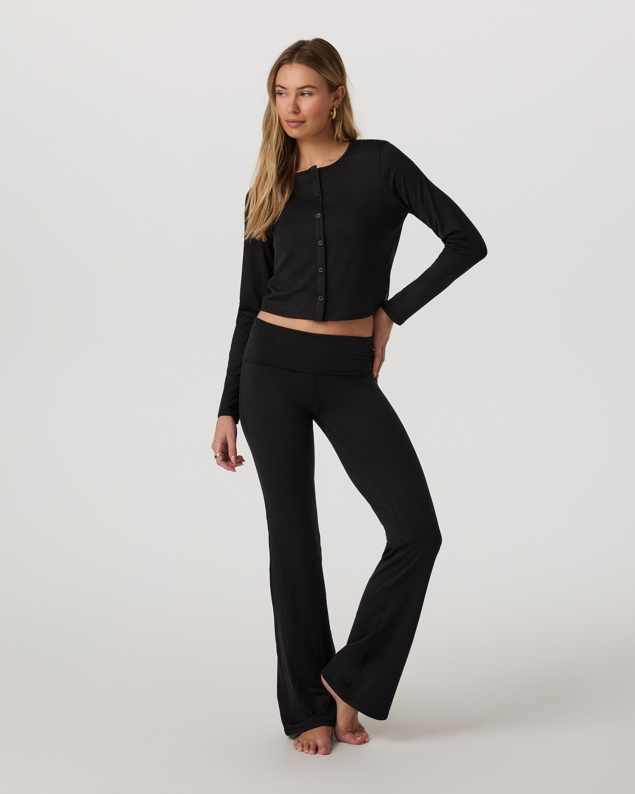 Halo Cardigan 2.0 | Black Heather - Image 4
