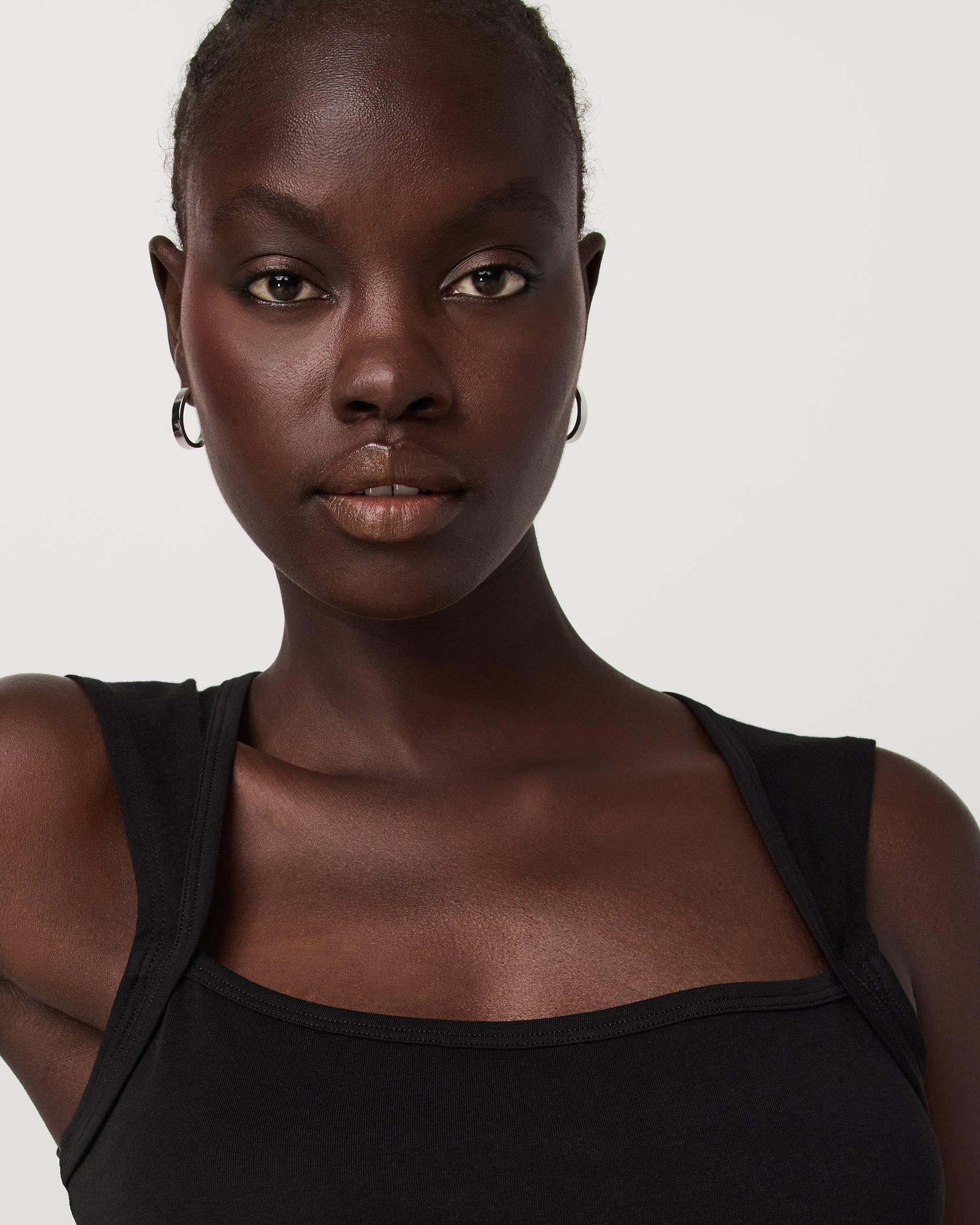 Tuvalu Overlay Top | Solid Black - Image 2