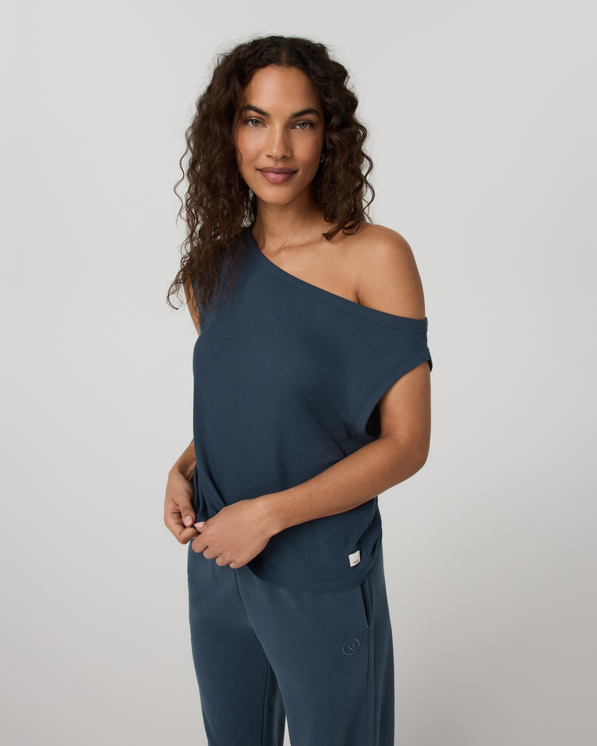Cove Asymmetric Top | Ocean Blue - Image 4