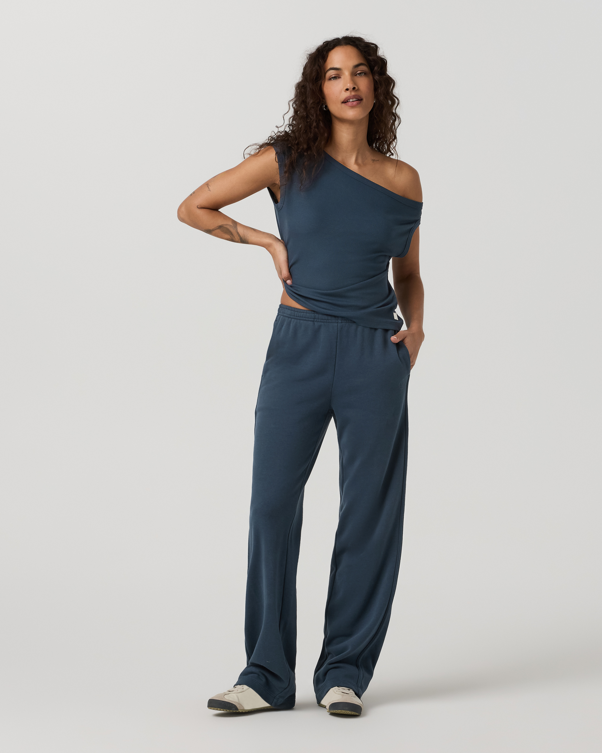 Cove Asymmetric Top | Ocean Blue - Image 2