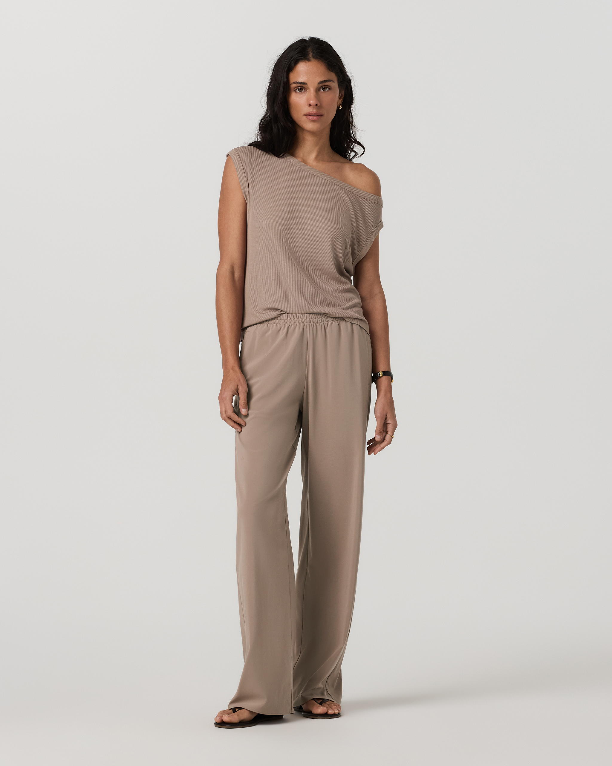 Cove Asymmetric Top | Sorrel Brown - Image 3