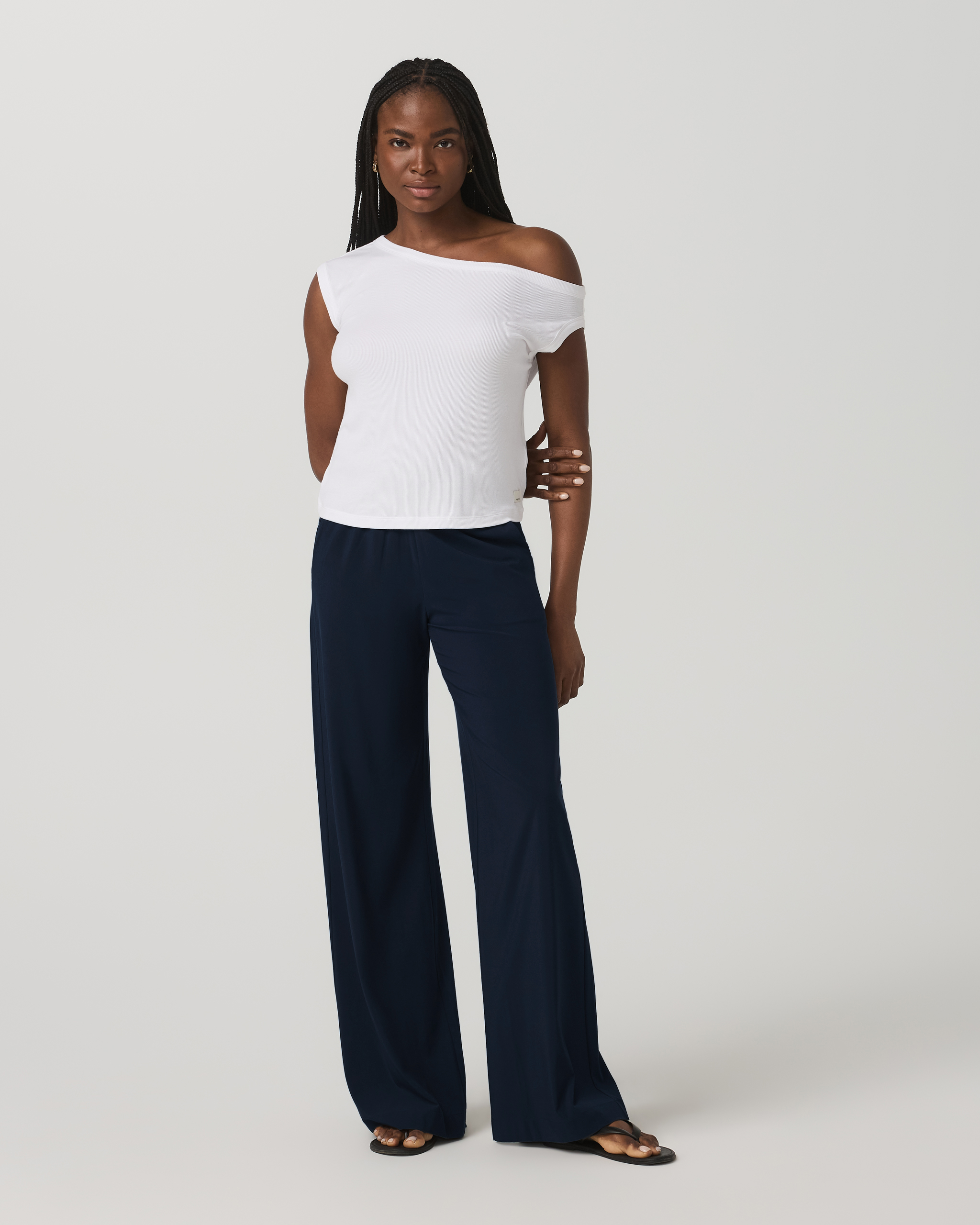 Cove Asymmetric Top | White - Image 4