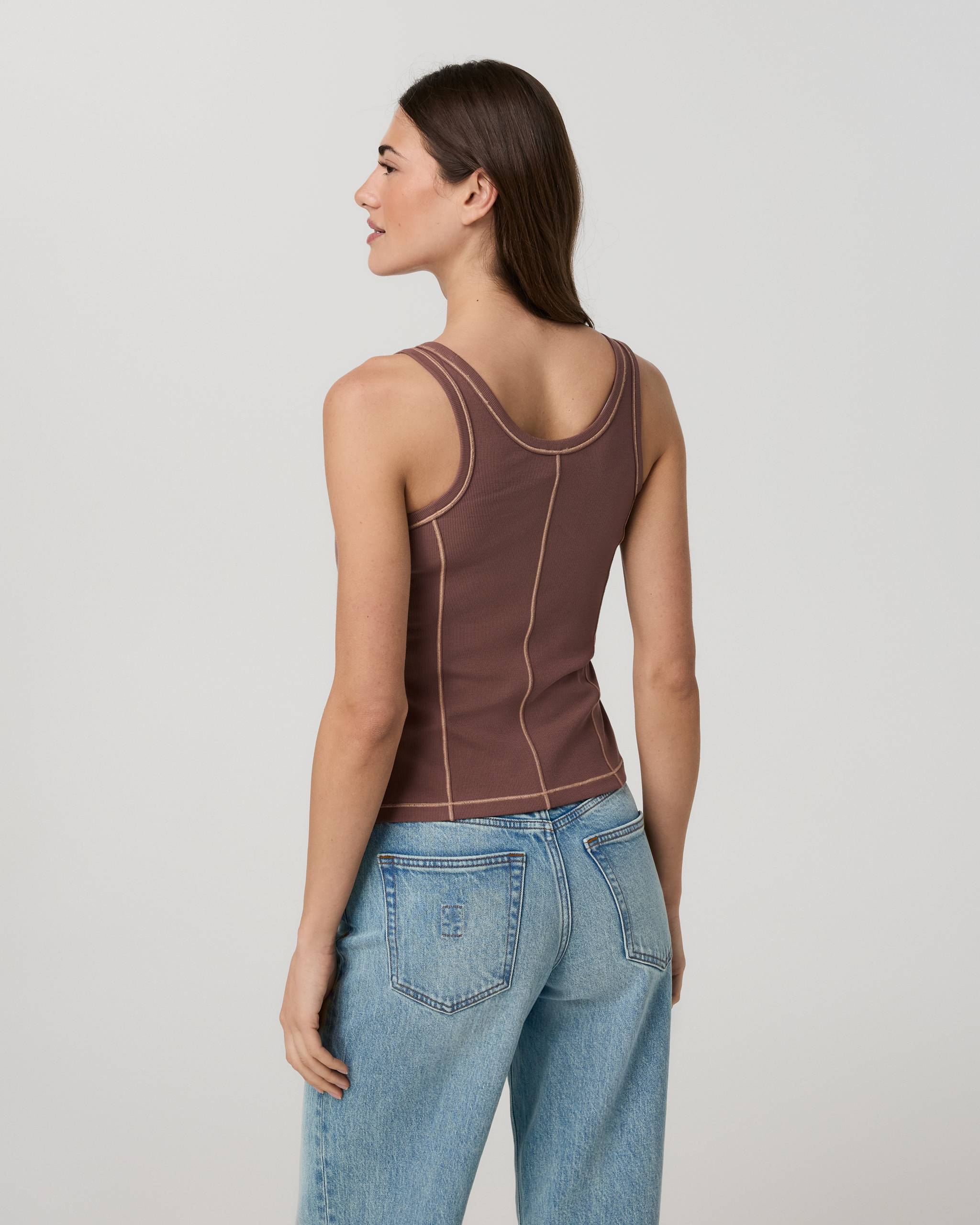 Pose Seams Tank | Sable - Image 3