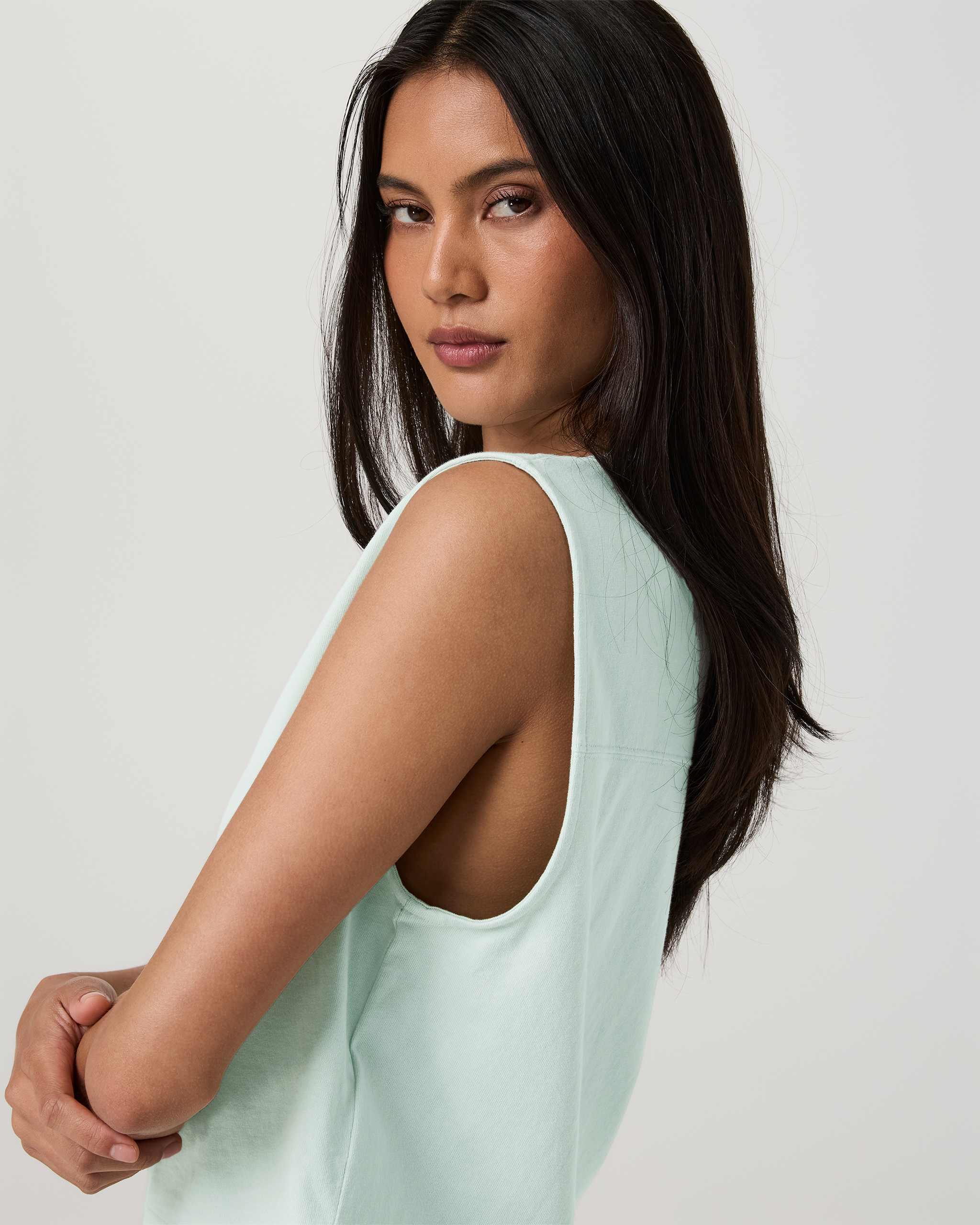 Heavyweight Cotton Easy Tank | Seaside - Image 2