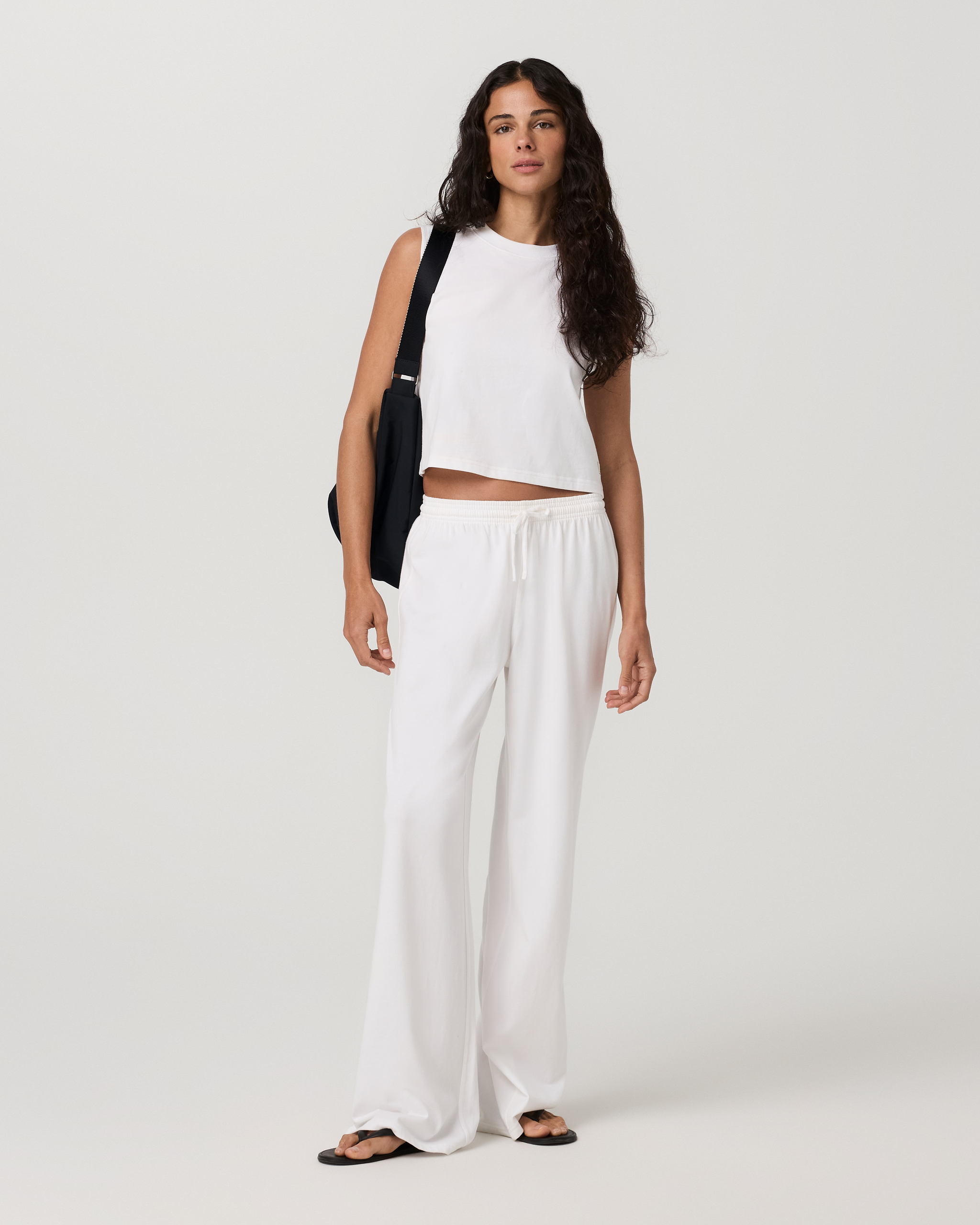 Heavyweight Cotton Easy Tank | White - Image 2