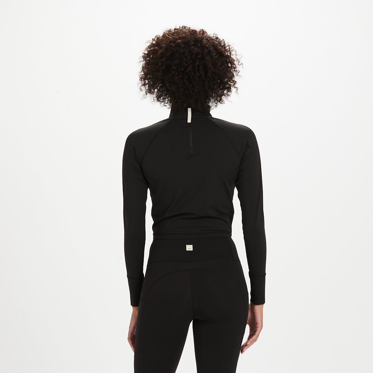Marine Mock Neck | Black - Image 3