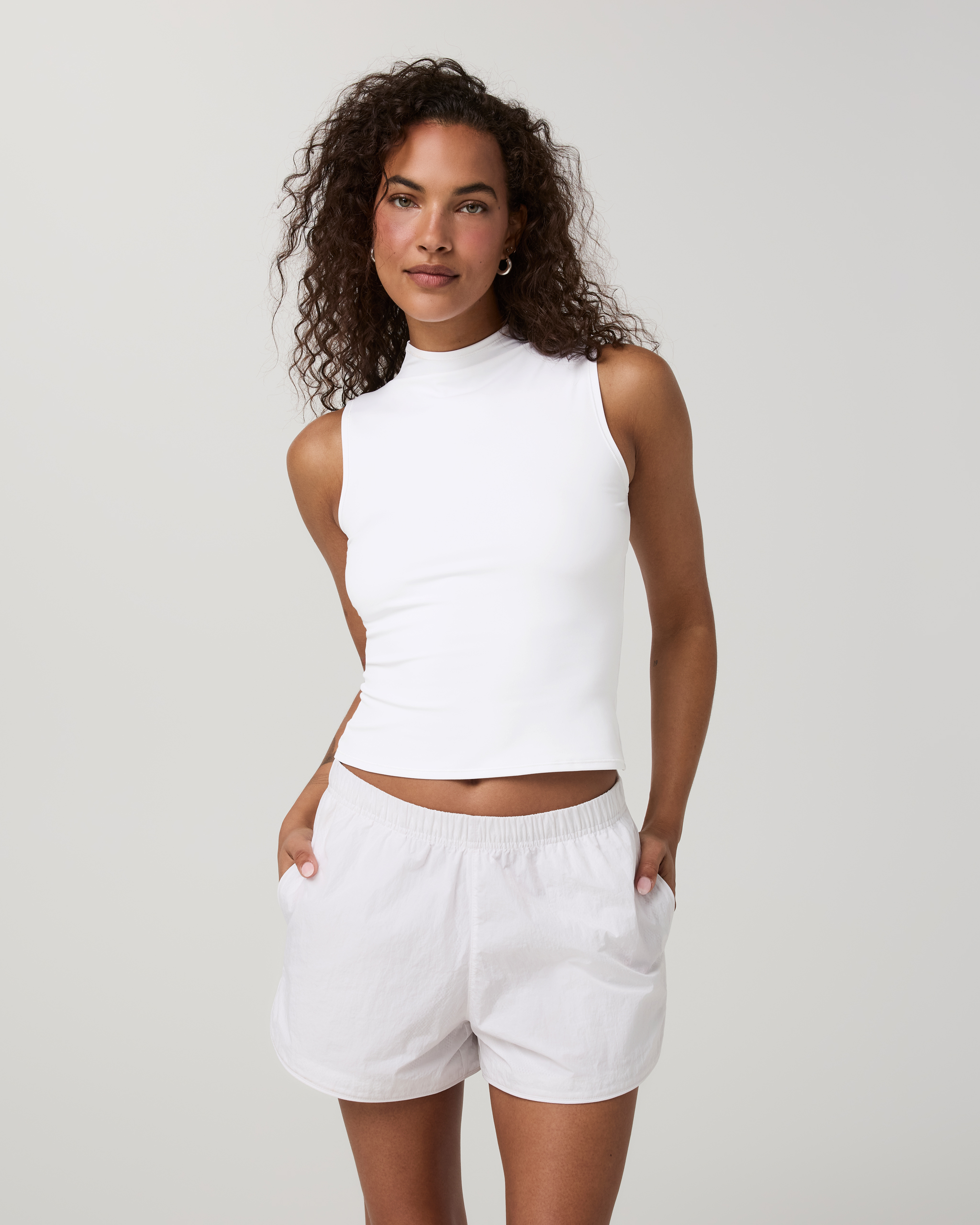 Daily Muscle Tank | White