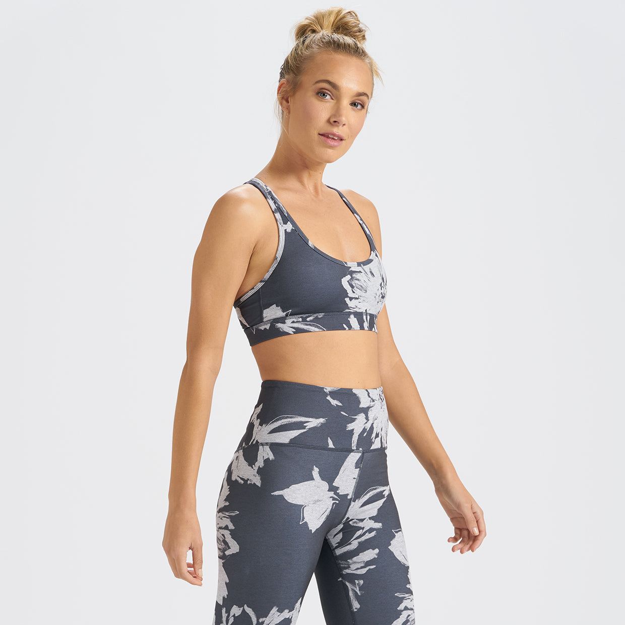 Bella Bra | Charcoal Big Flower - Image 2
