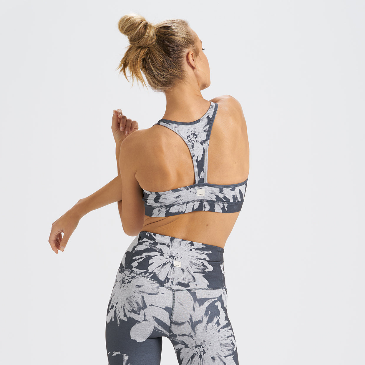 Bella Bra | Charcoal Big Flower - Image 3