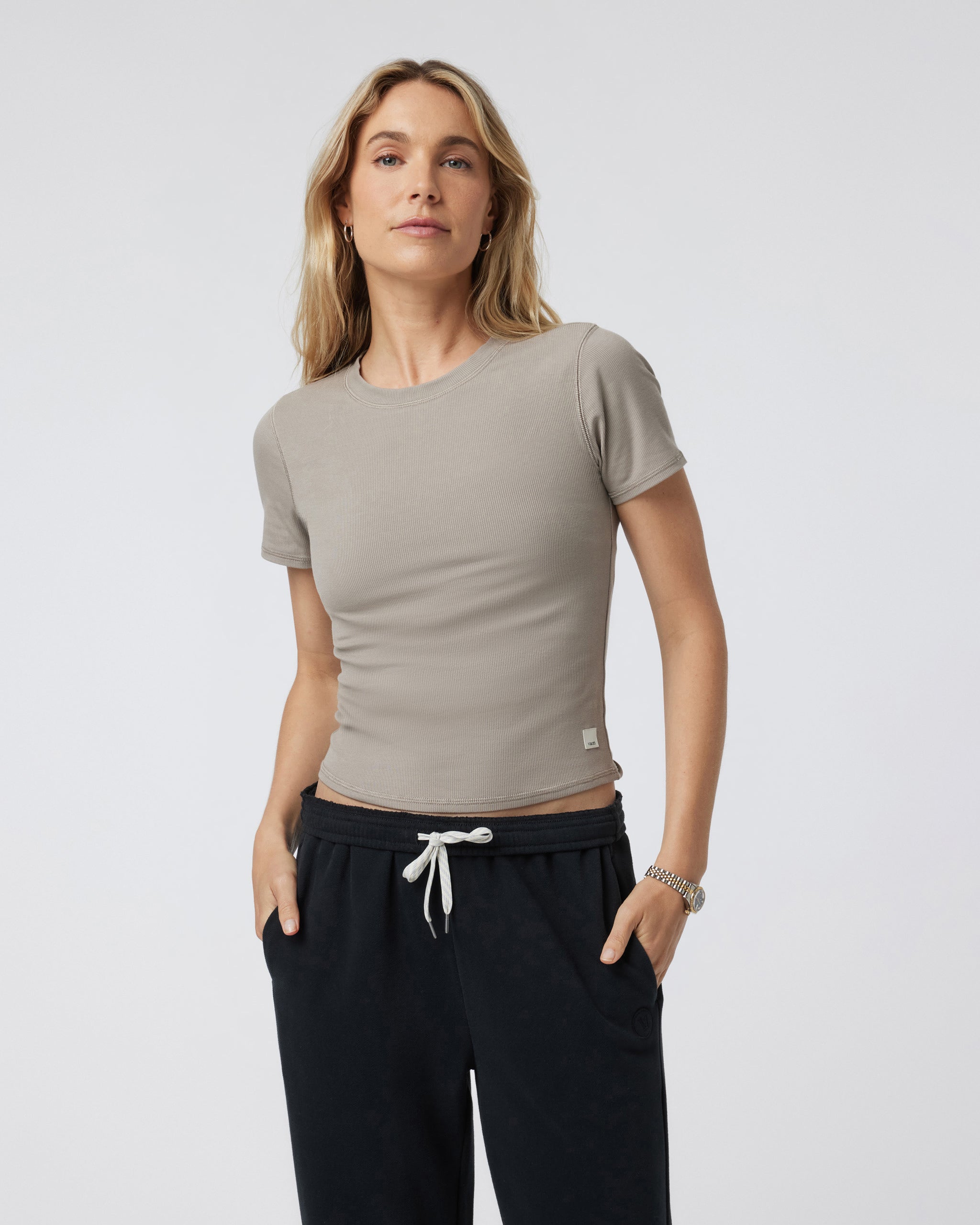 Pose Fitted Tee | Graphite - Image 2