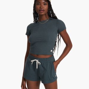 Pose Fitted Tee | Stone Heather