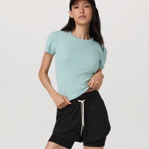 Pose Fitted Tee | Sea Spray