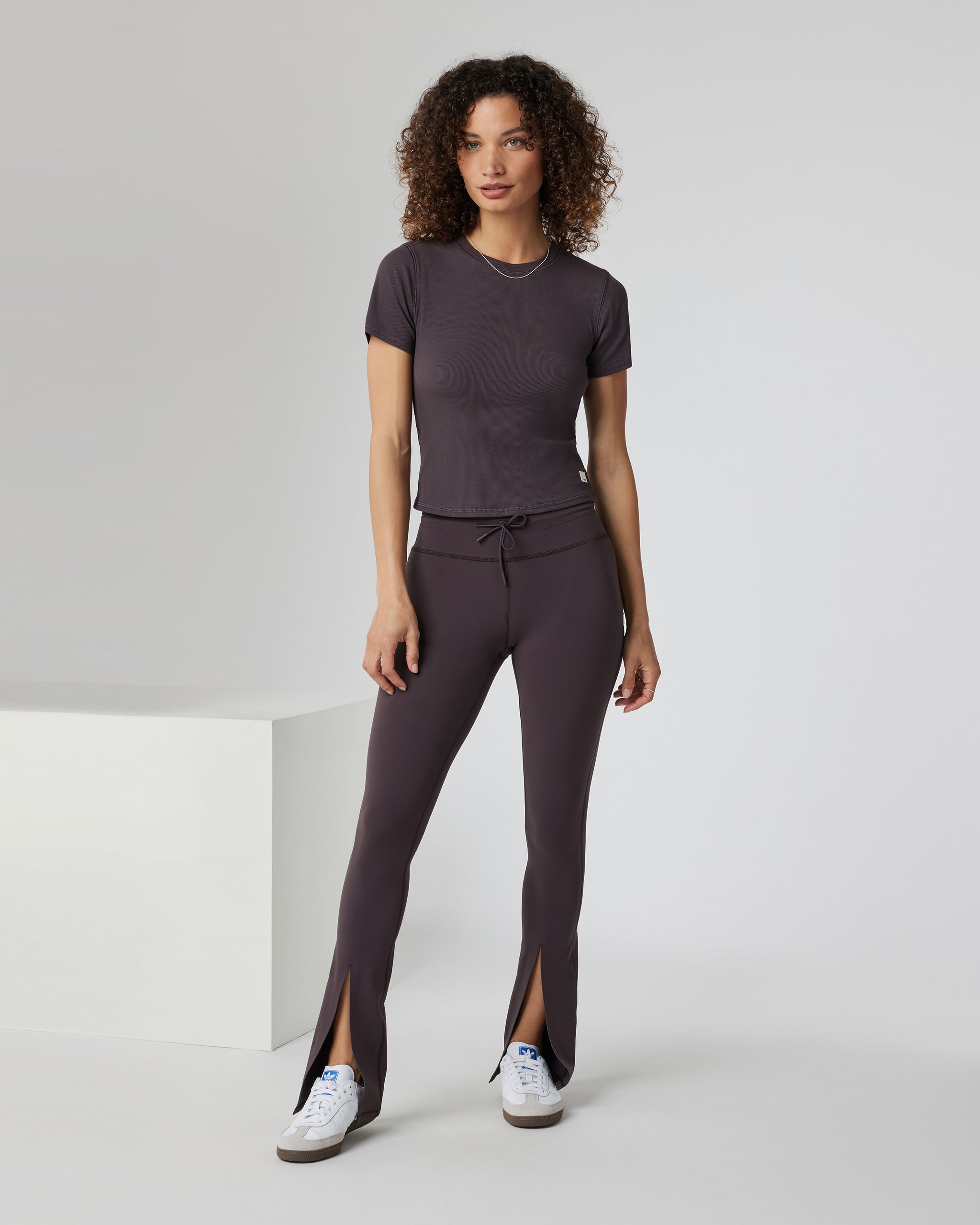 Pose Fitted Tee | Sangria - Image 2