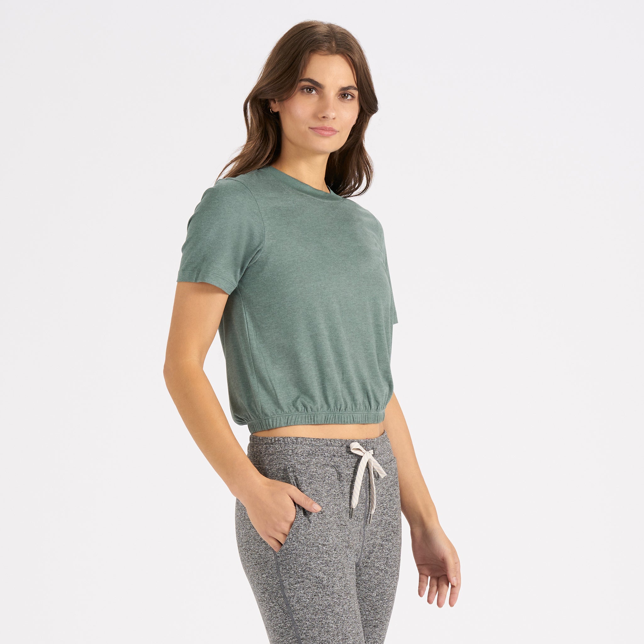 Balance Tee | Kelp Heather - Image 2