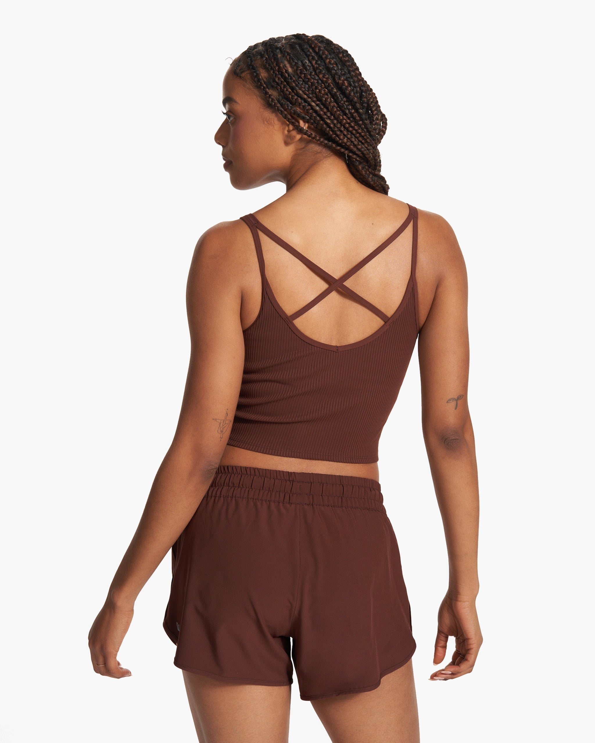 Rib Crop Tank | Mulberry - Image 5