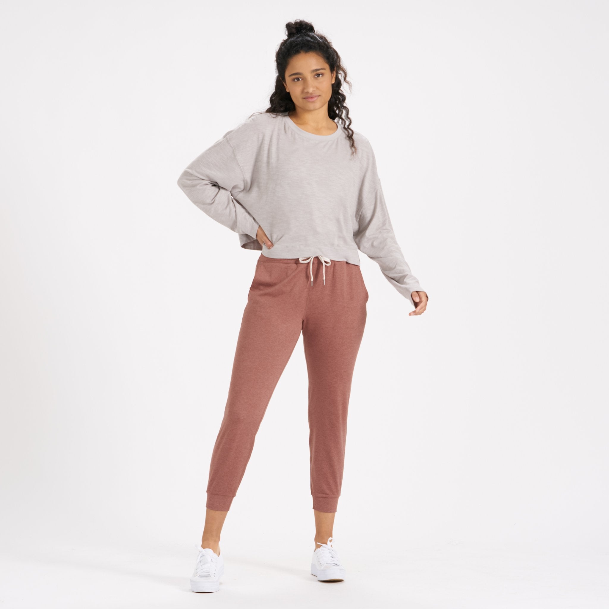 Long-Sleeve Sundown Tee | Fog - Image 5