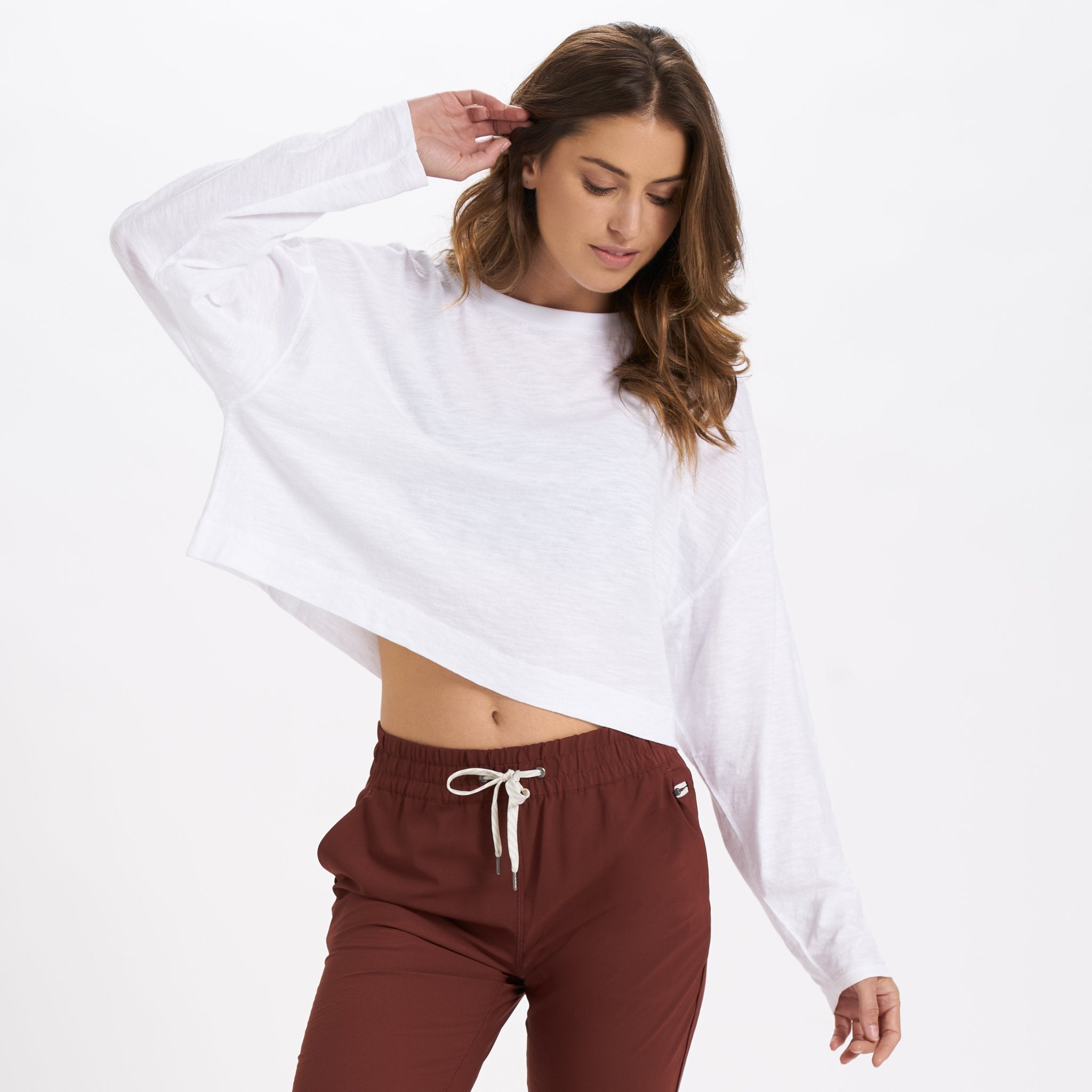 Long-Sleeve Sundown Tee | White - Image 2