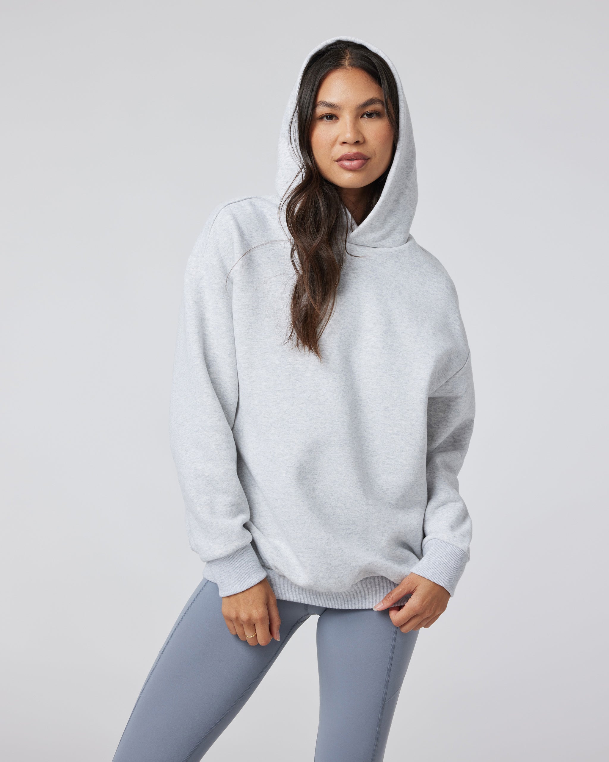 Restore Oversized Hoodie | Pale Grey Heather