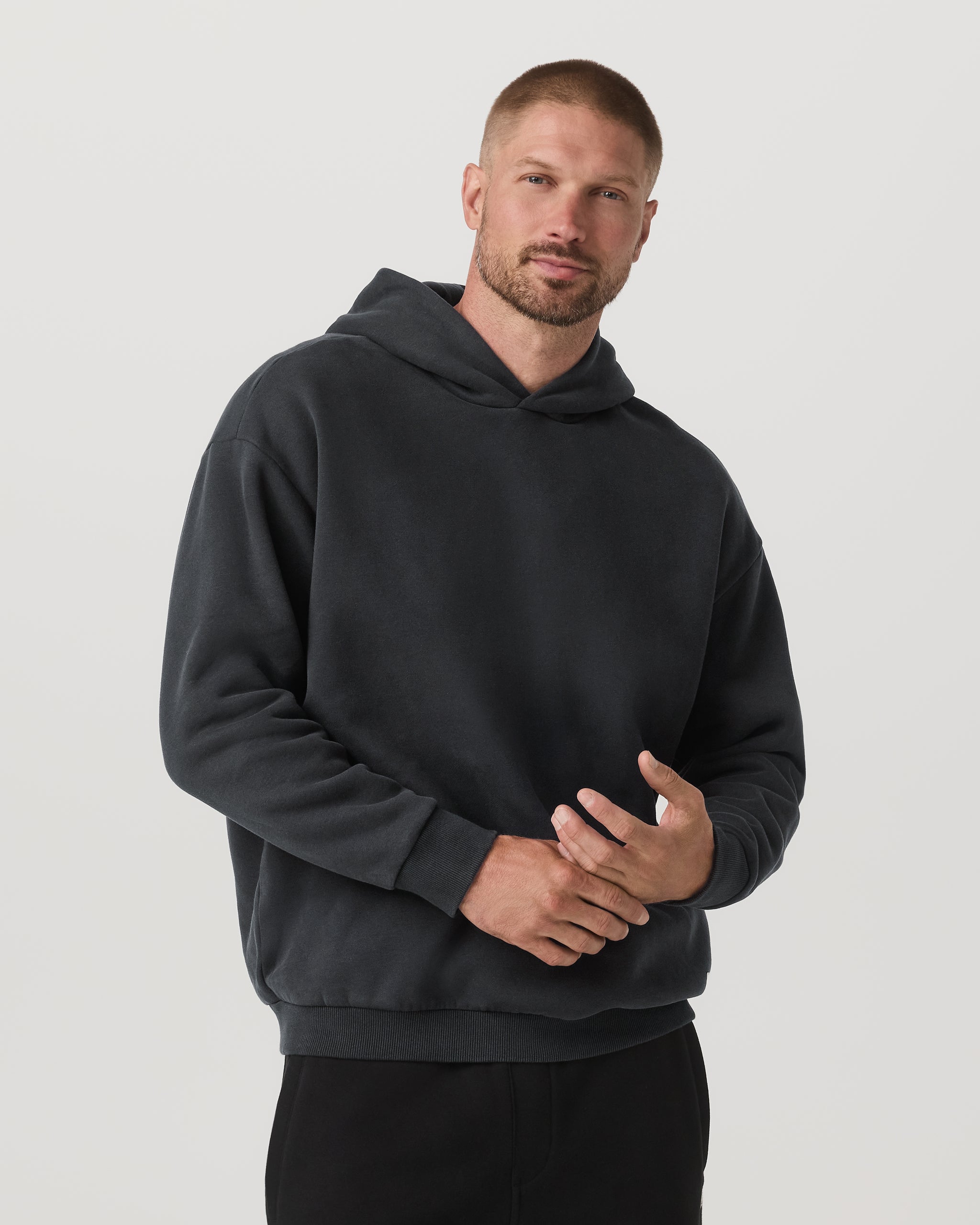 Restore Oversized Hoodie | Washed Black - Image 5
