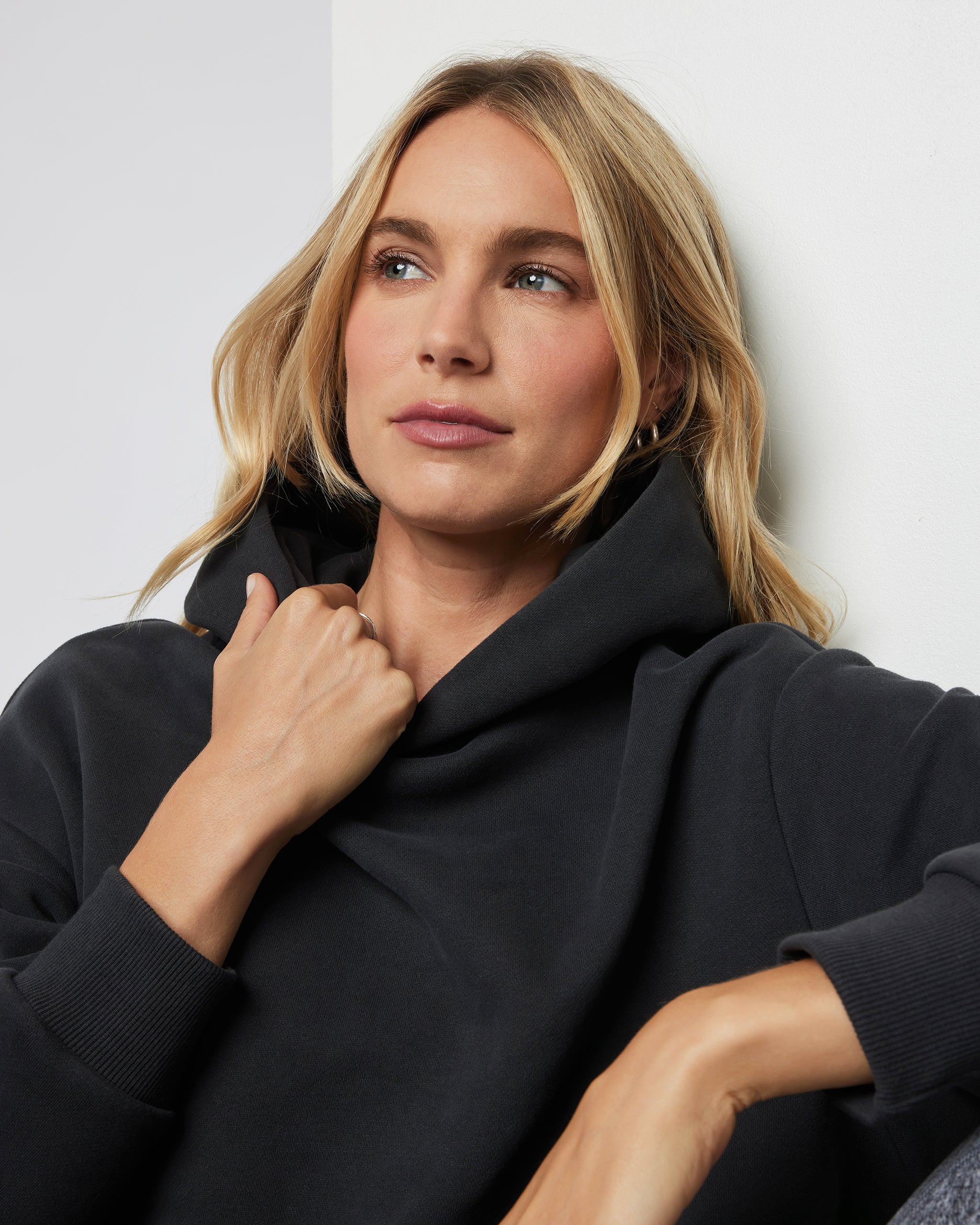 Restore Oversized Hoodie | Washed Black - Image 4