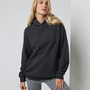 Restore Oversized Hoodie | Washed Black