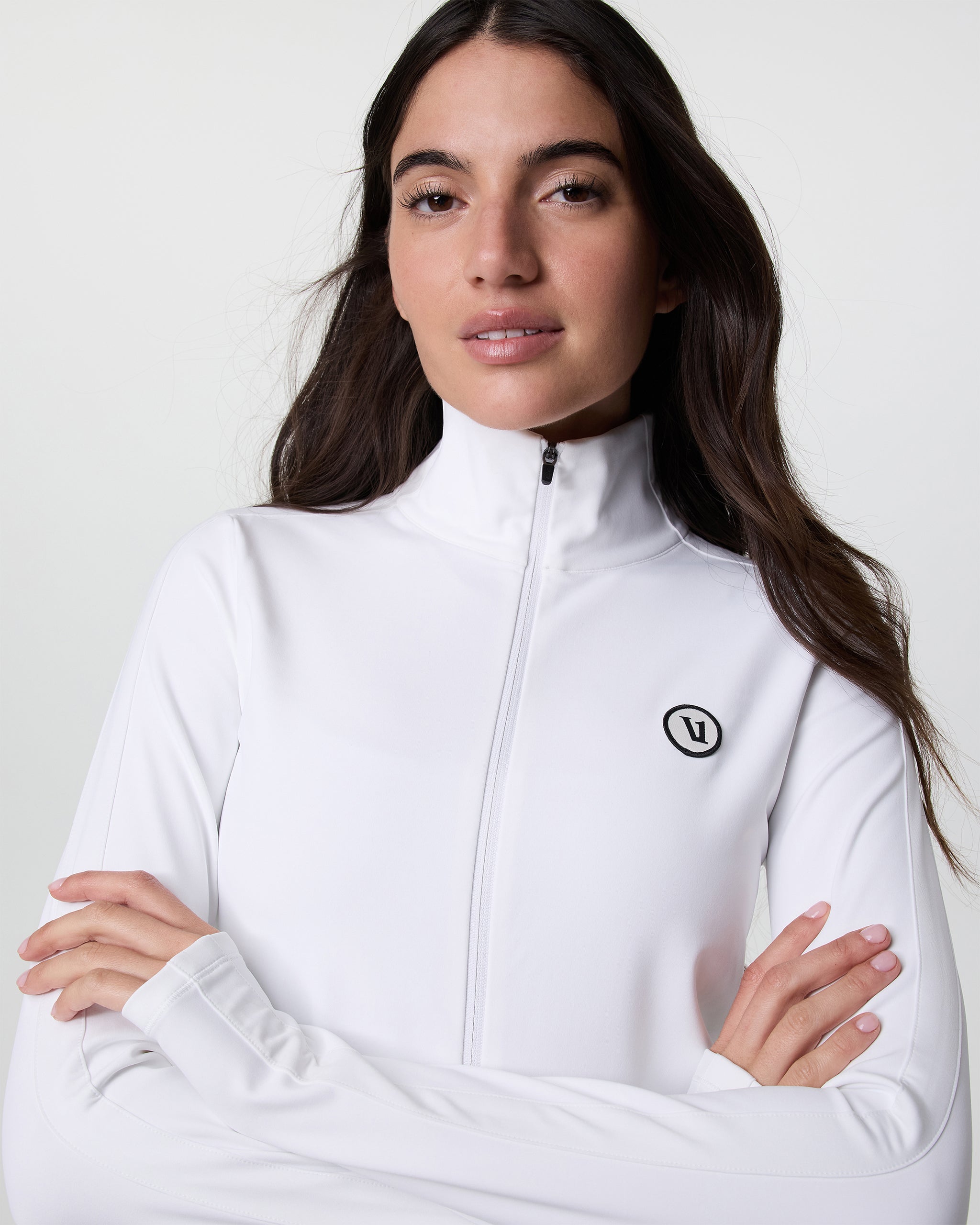 Chilled Out Track Full Zip | White - Image 3