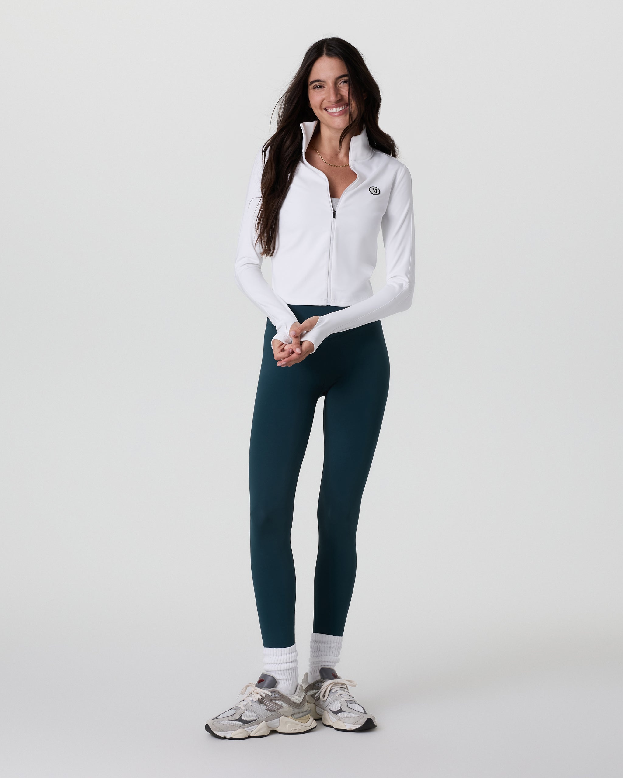 Chilled Out Track Full Zip | White - Image 2