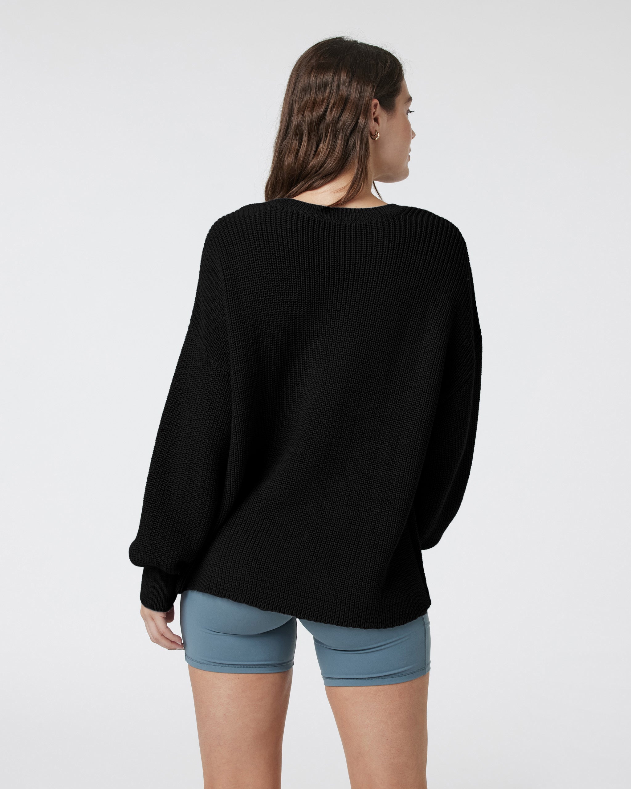 Alps Crew Neck Sweater | Black - Image 3