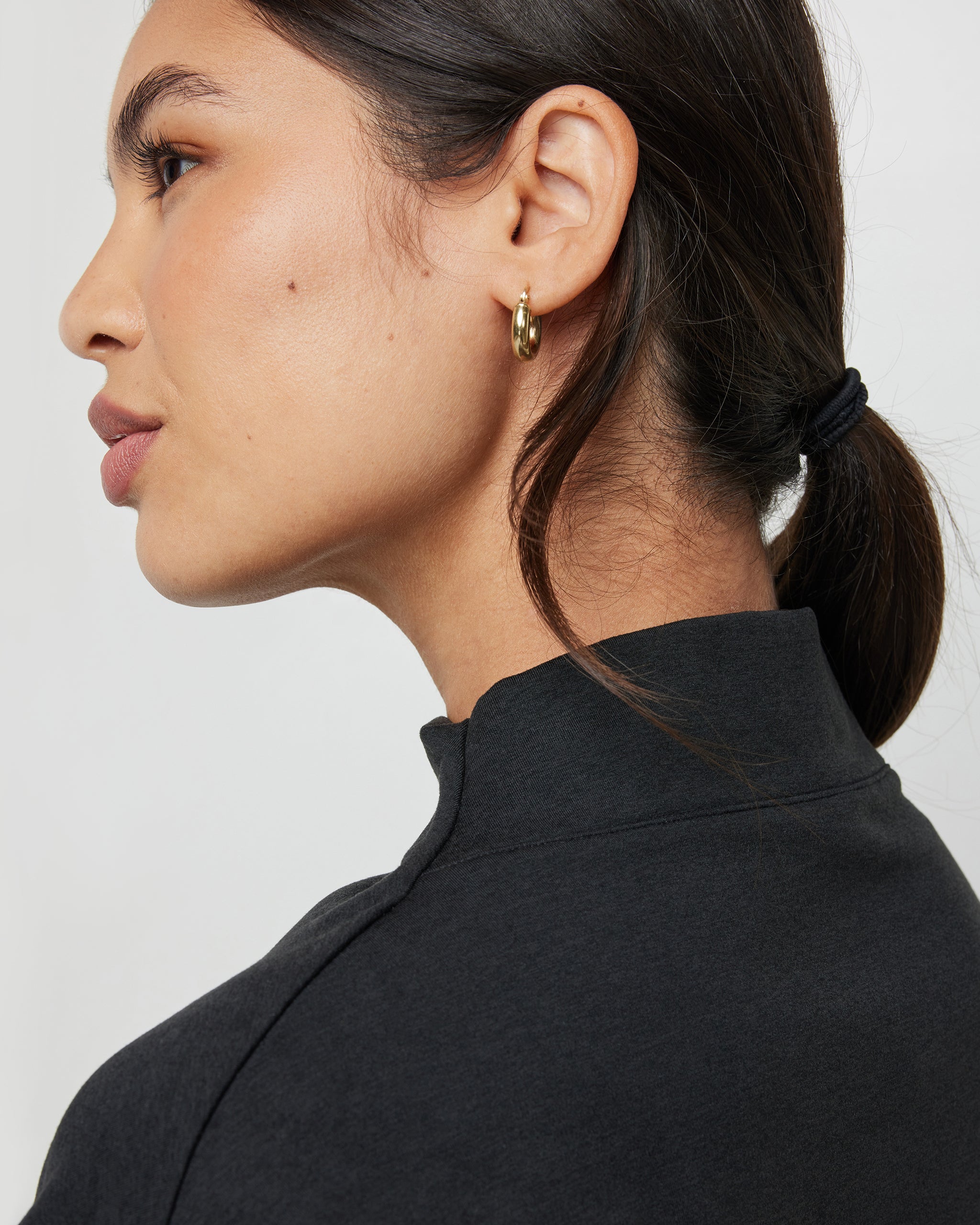 Granite Funnel Neck | Black Heather - Image 4