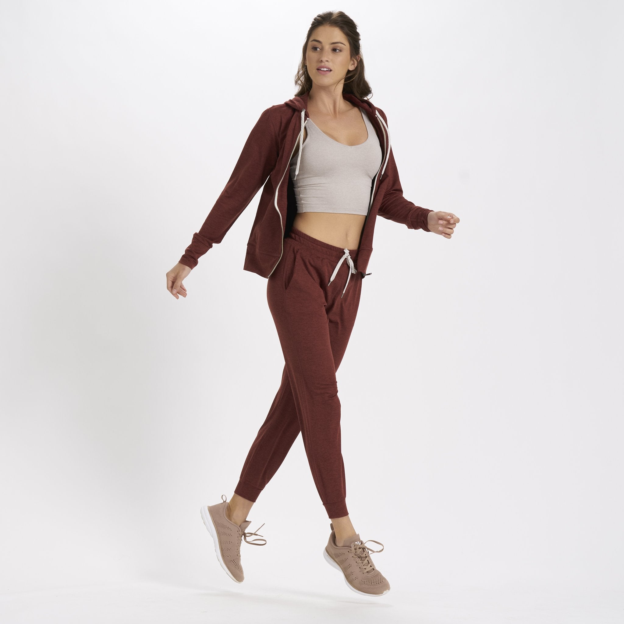 Halo Performance Hoodie | Brick Heather - Image 5
