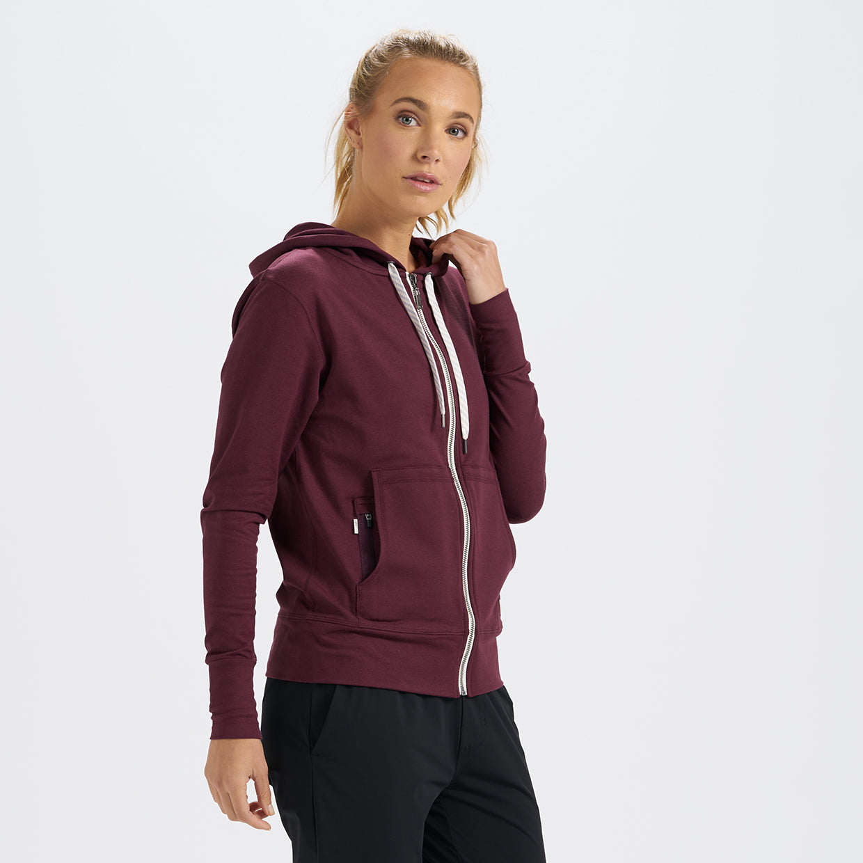 Halo Performance Hoodie | Cerise Heather - Image 2