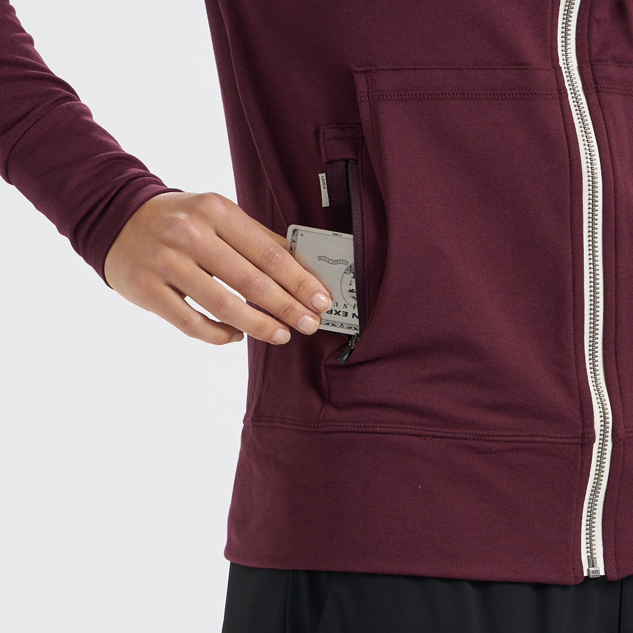 Halo Performance Hoodie | Cerise Heather - Image 3