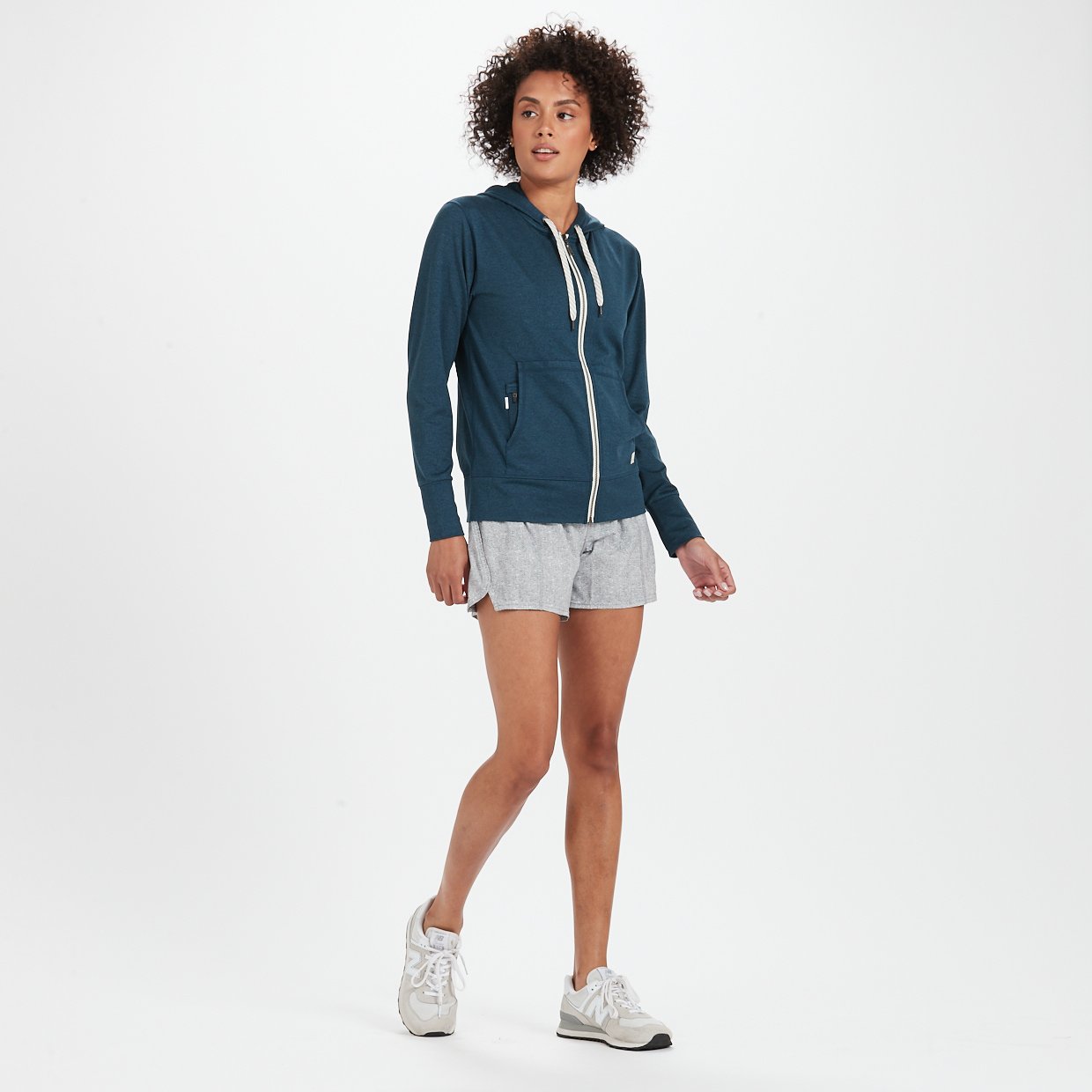 Halo Performance Hoodie | Indigo Heather - Image 4