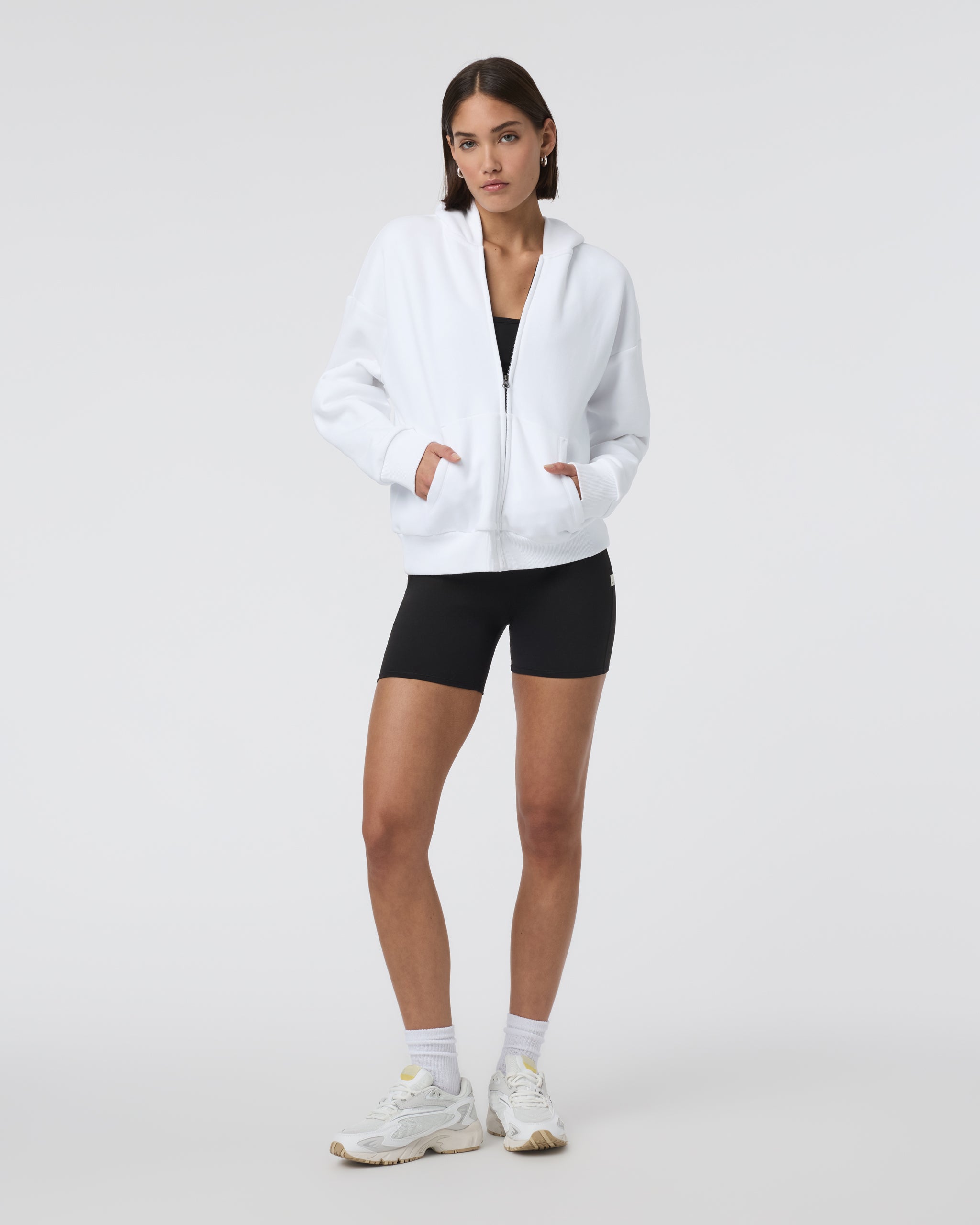 Restore Full Zip Hoodie | White - Image 5