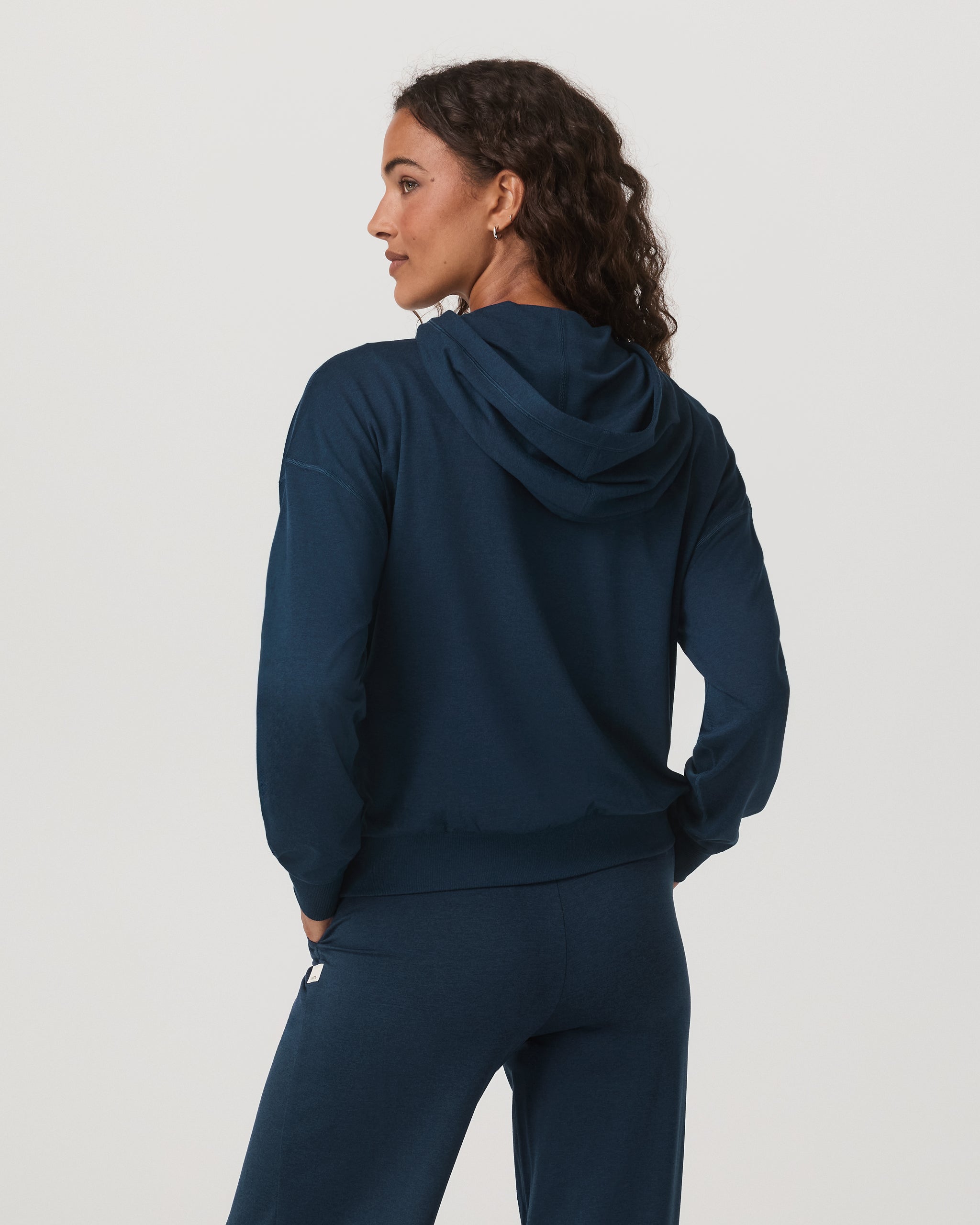 Halo Modern Pullover Hoodie | Blue Coast Heather - Image 3