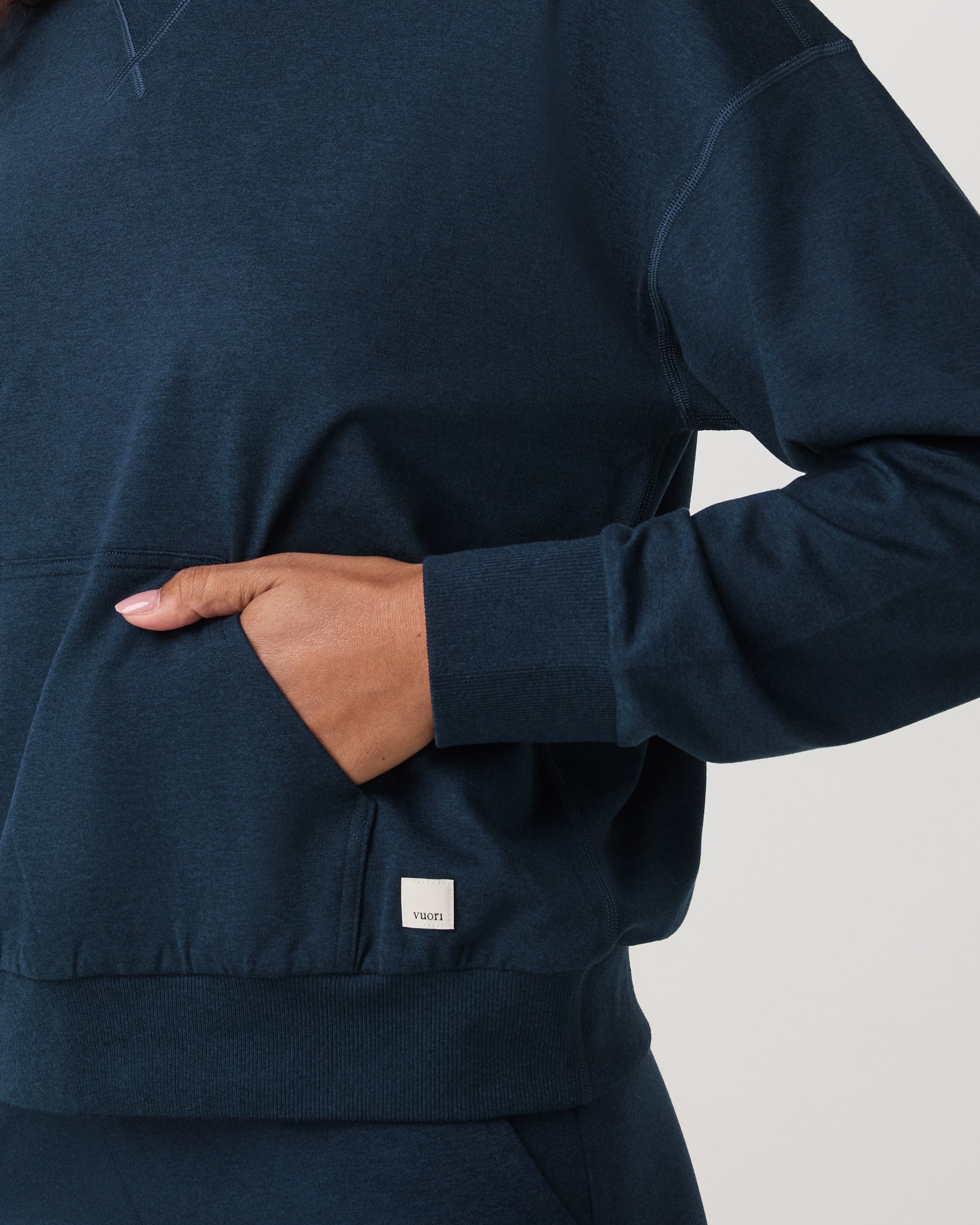 Halo Modern Pullover Hoodie | Blue Coast Heather - Image 4