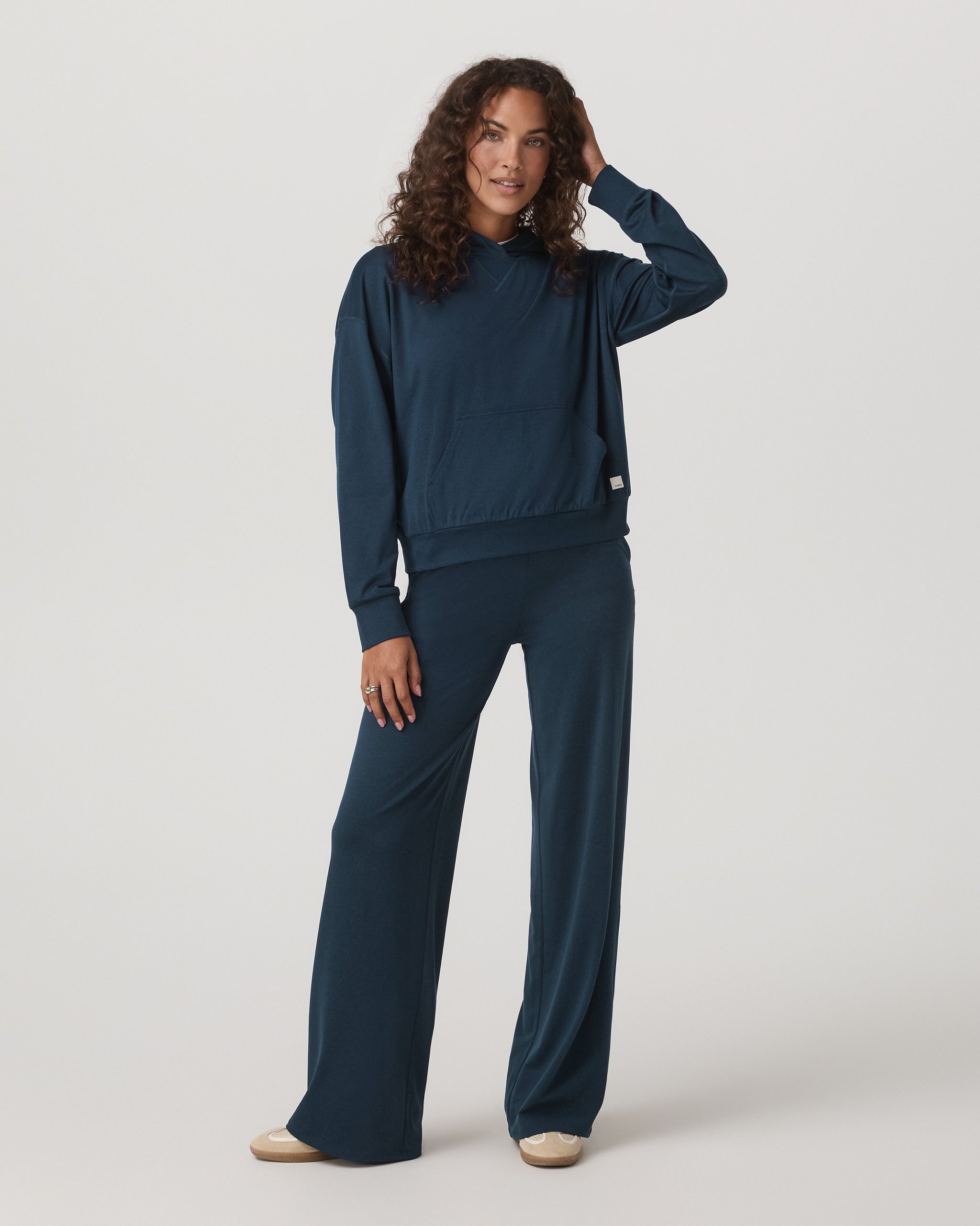 Halo Modern Pullover Hoodie | Blue Coast Heather - Image 5