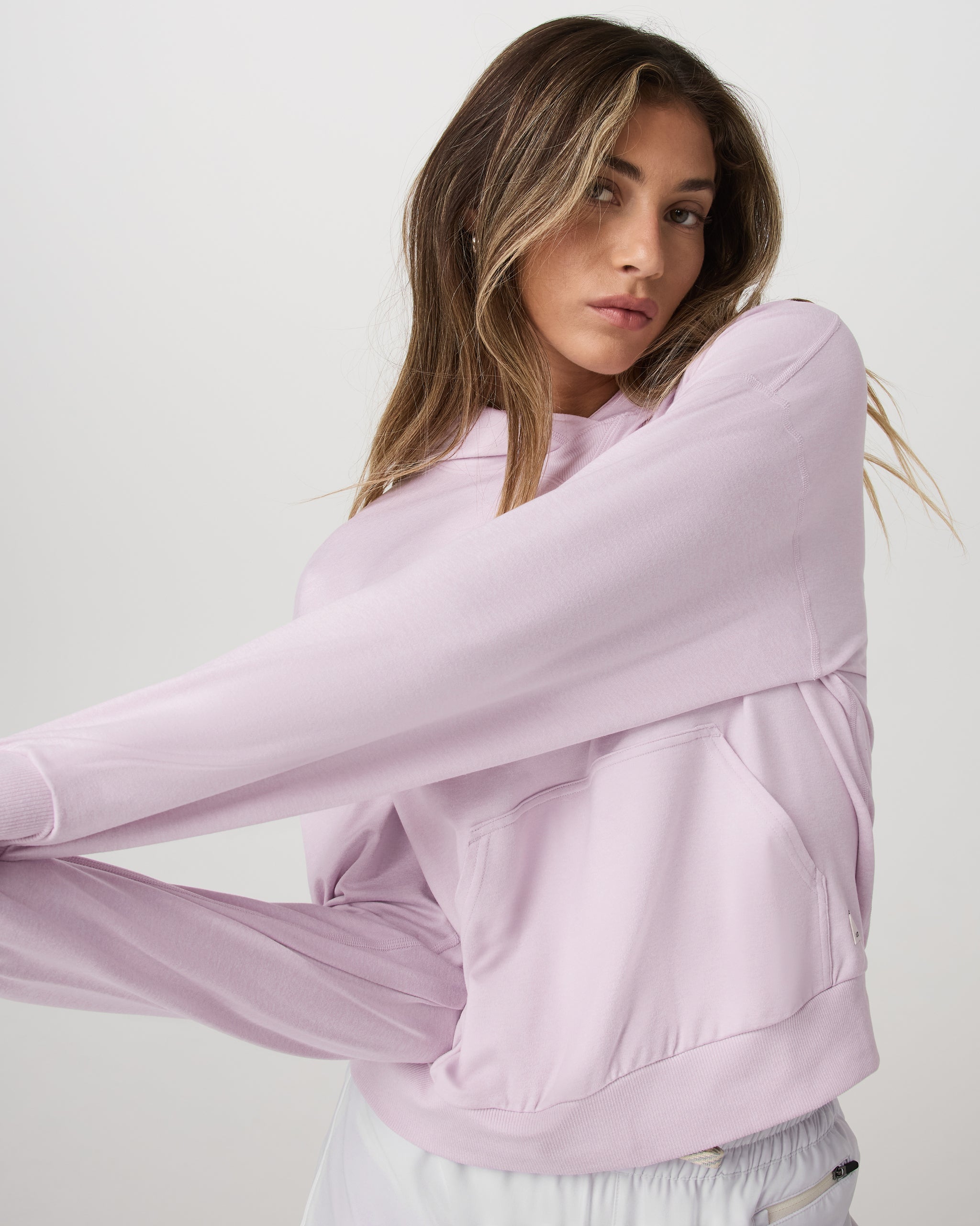 Halo Modern Pullover Hoodie | Lilac Breeze Heather - Image 3