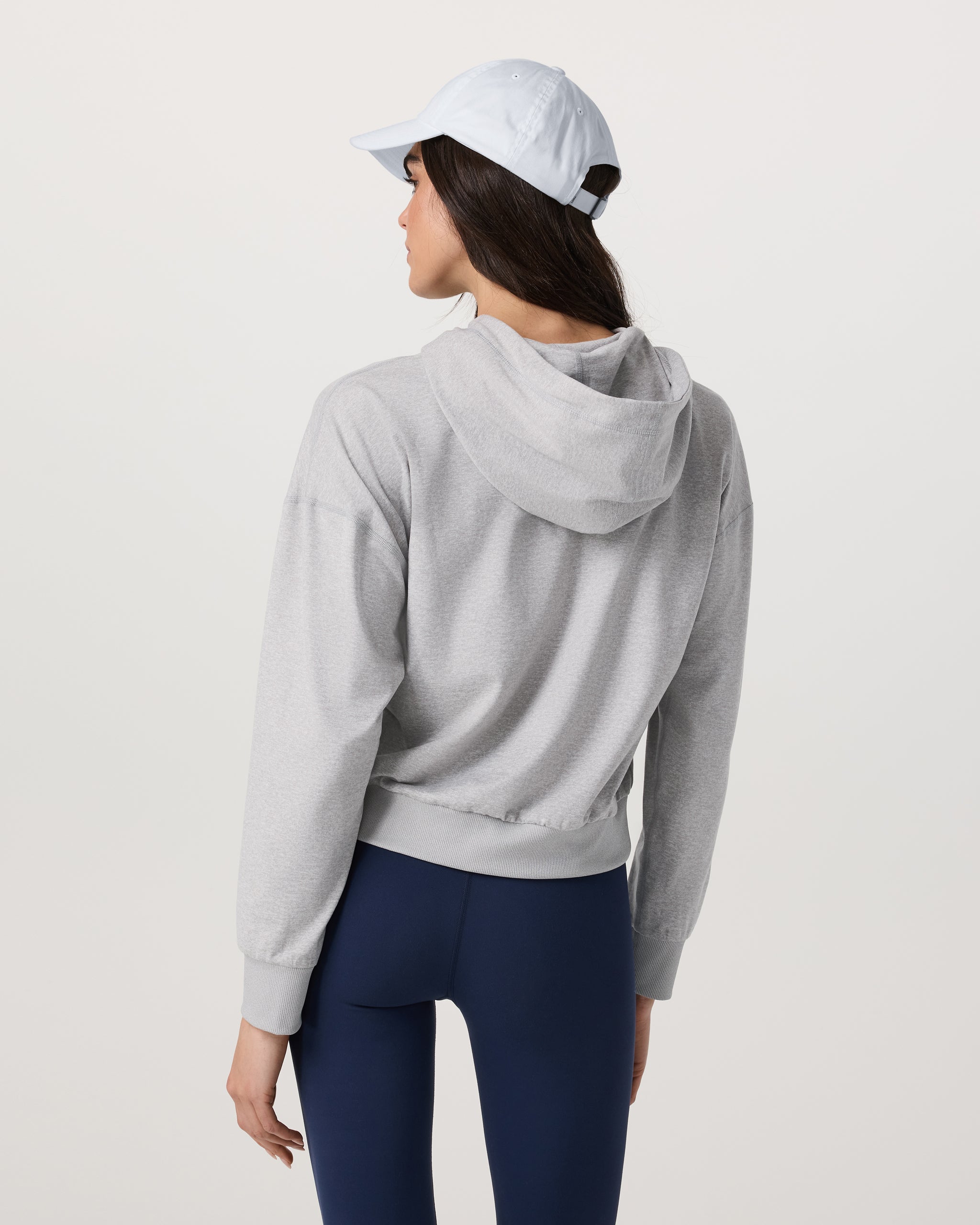 Halo Modern Pullover Hoodie | Pale Heather Grey - Image 3